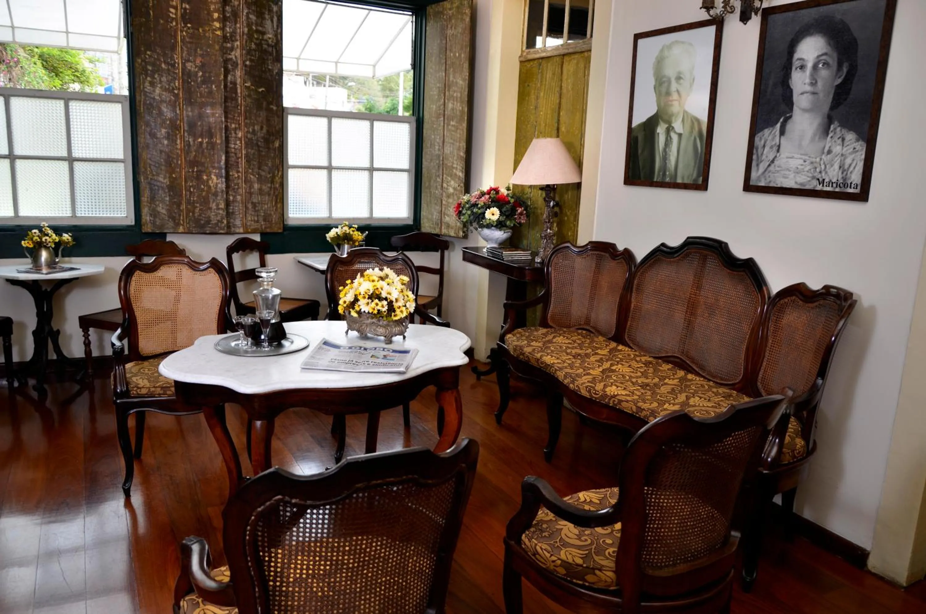 Lobby or reception in Casa do Manequinho Hotel e Restaurante