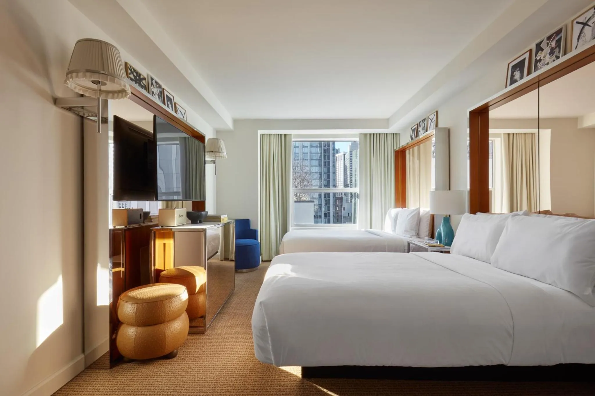 Bedroom, Bed in Hotel Park Ave NYC