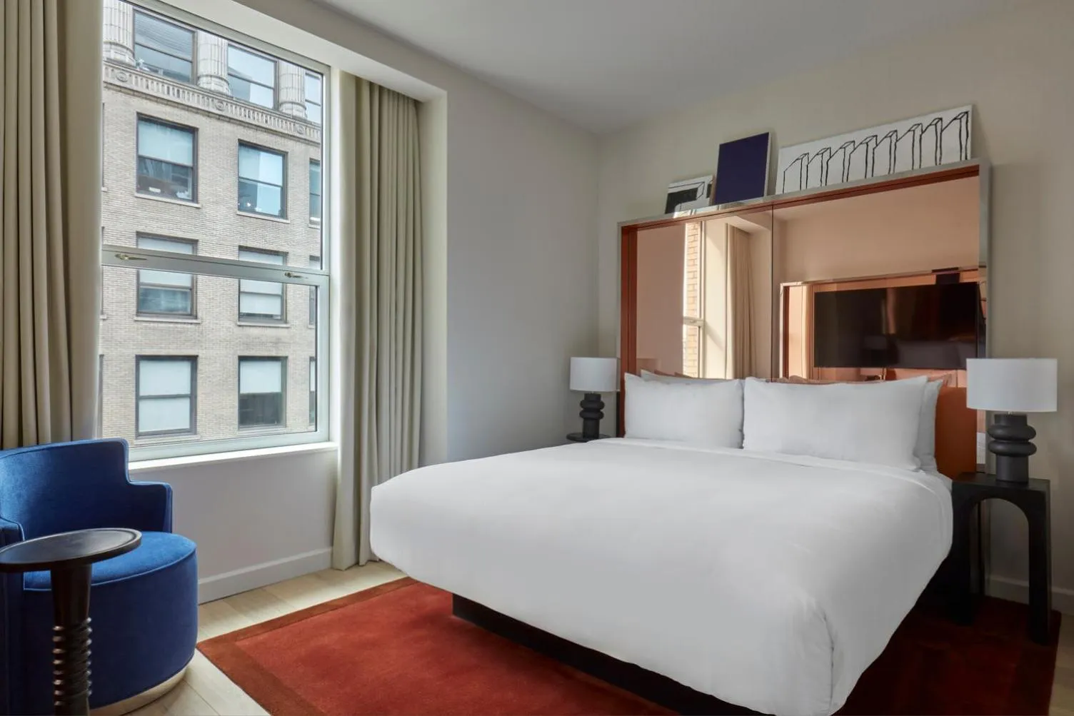 Bedroom, Bed in Hotel Park Ave NYC