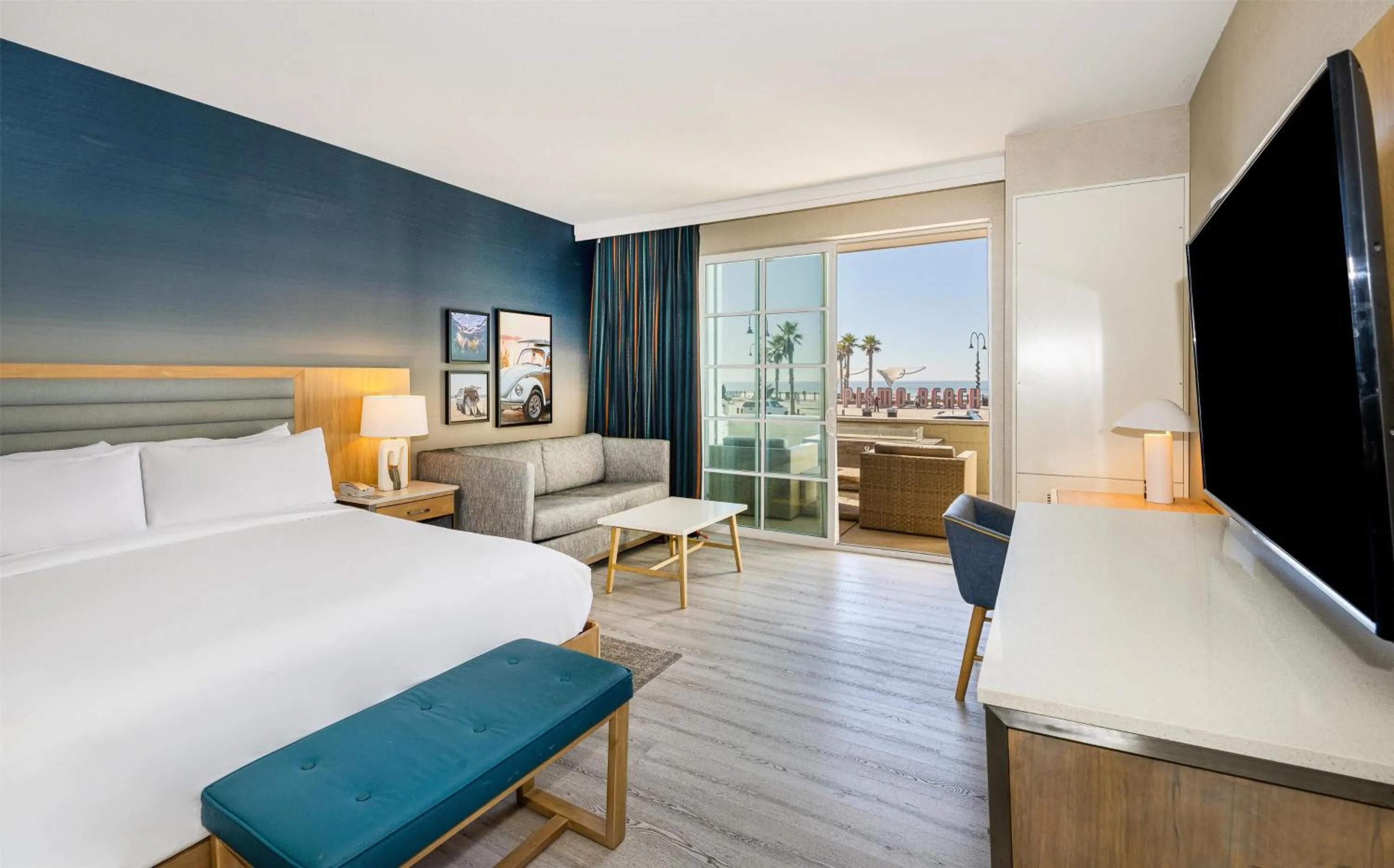 Bed in Inn at the Pier Pismo Beach, Curio Collection by Hilton