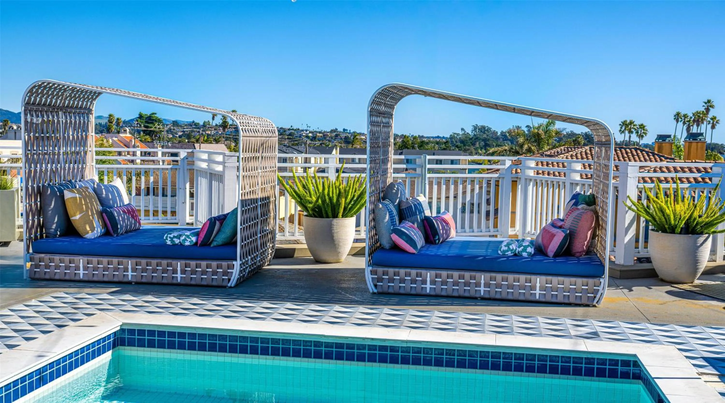 Pool view in Inn at the Pier Pismo Beach, Curio Collection by Hilton