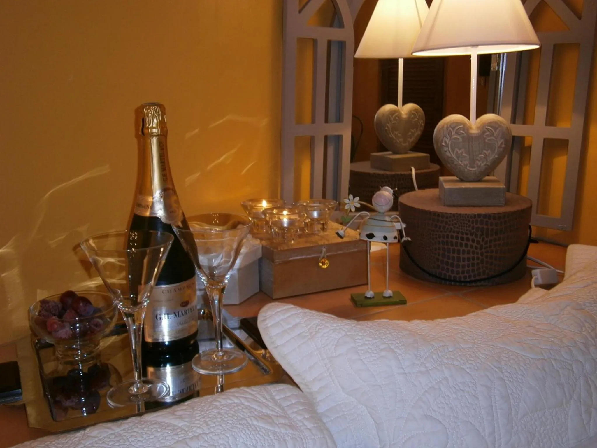 Decorative detail, Bed in Les Aiguières en Provence