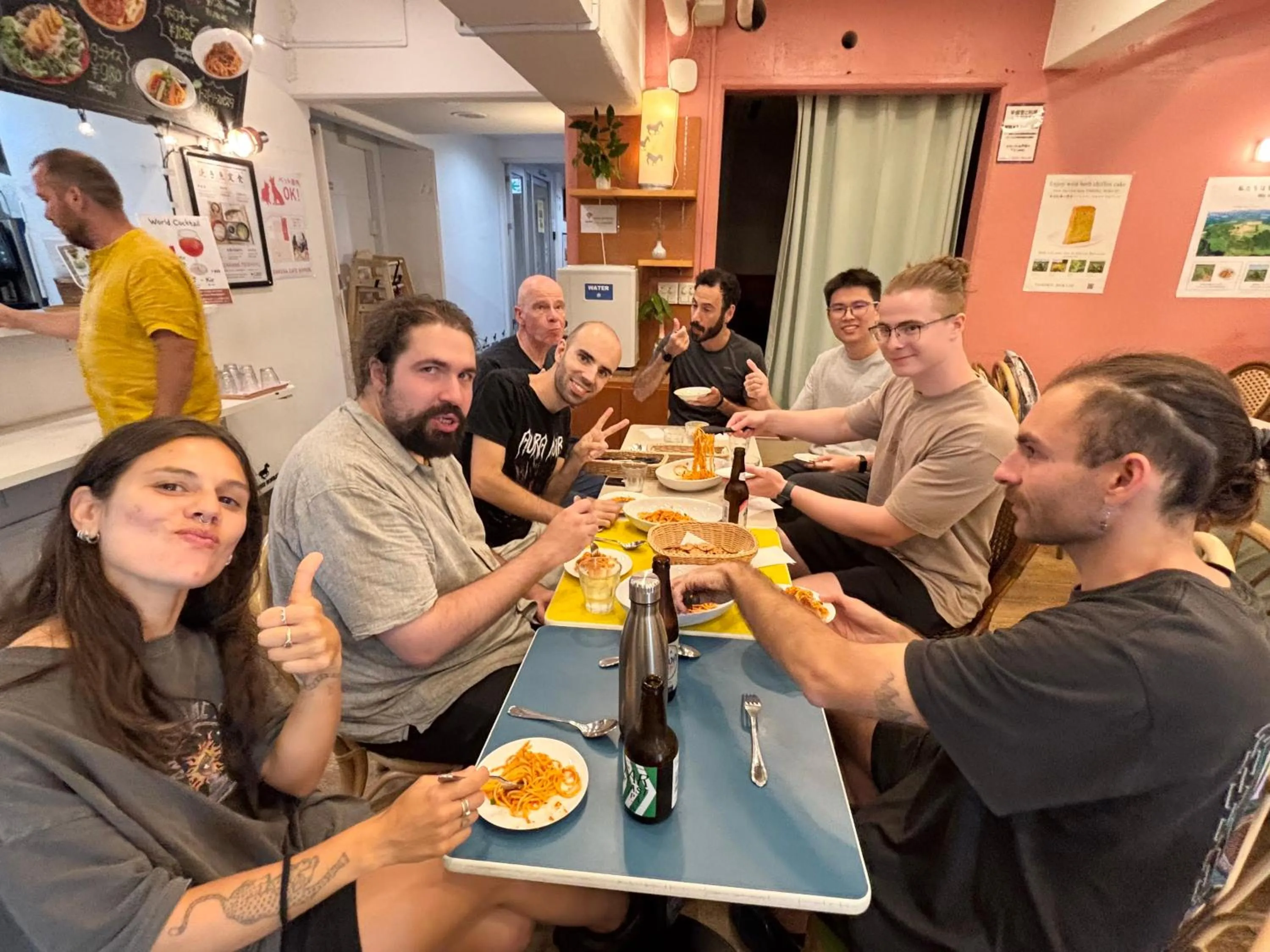 Communal lounge/ TV room in Sakura Hotel Nippori