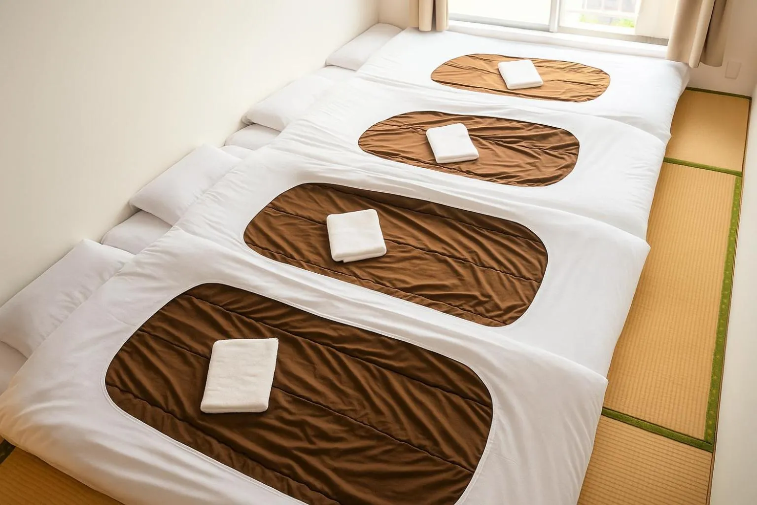 Bed in Sakura Hotel Nippori