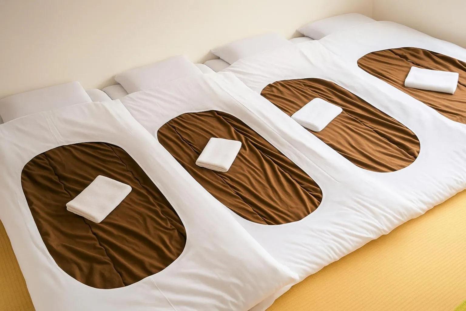 Bed in Sakura Hotel Nippori