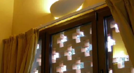 Decorative detail in Hotel Locanda dell'Oca Bianca