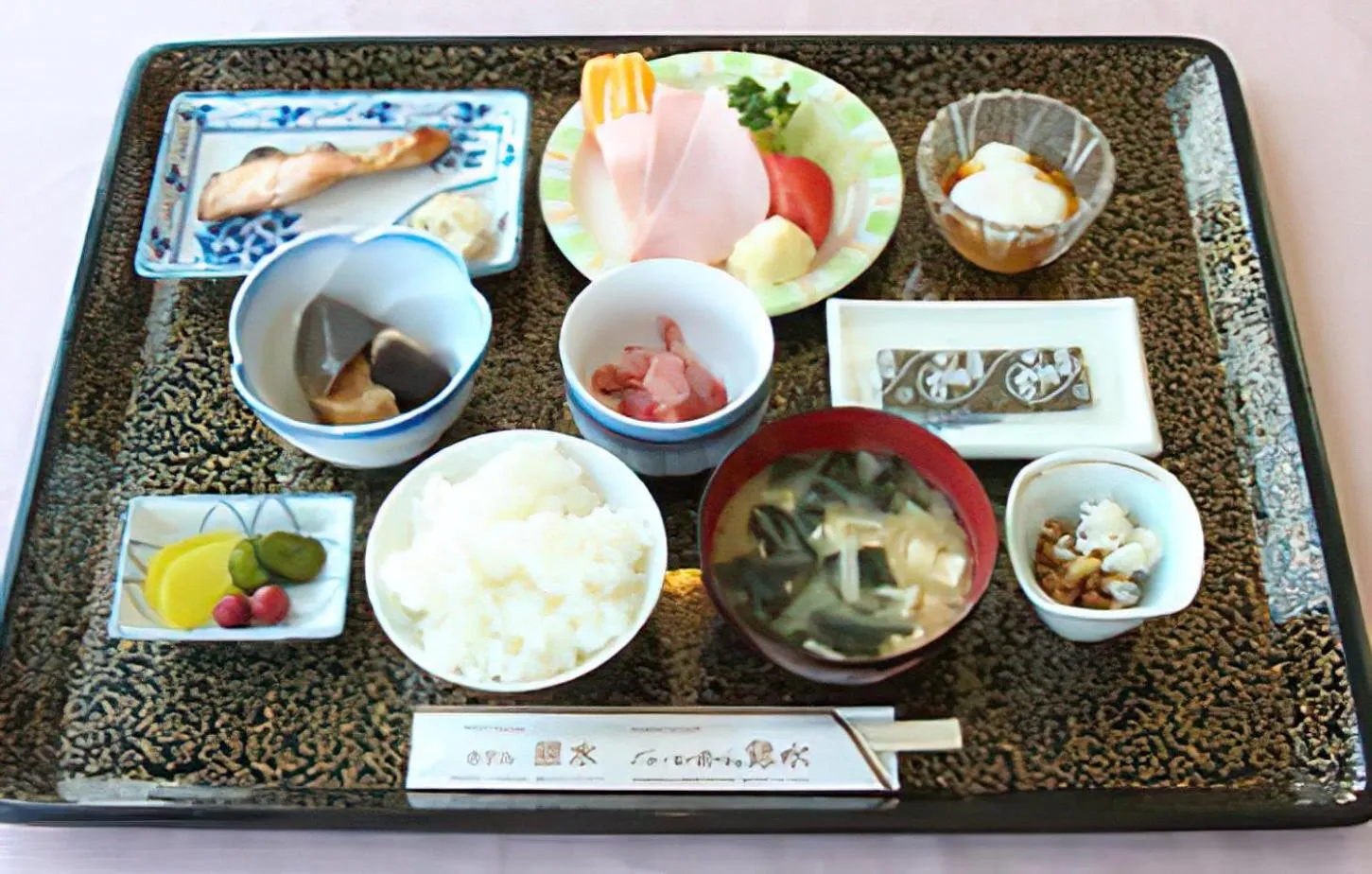 Food and drinks in Hotel Ikaho Ginsui