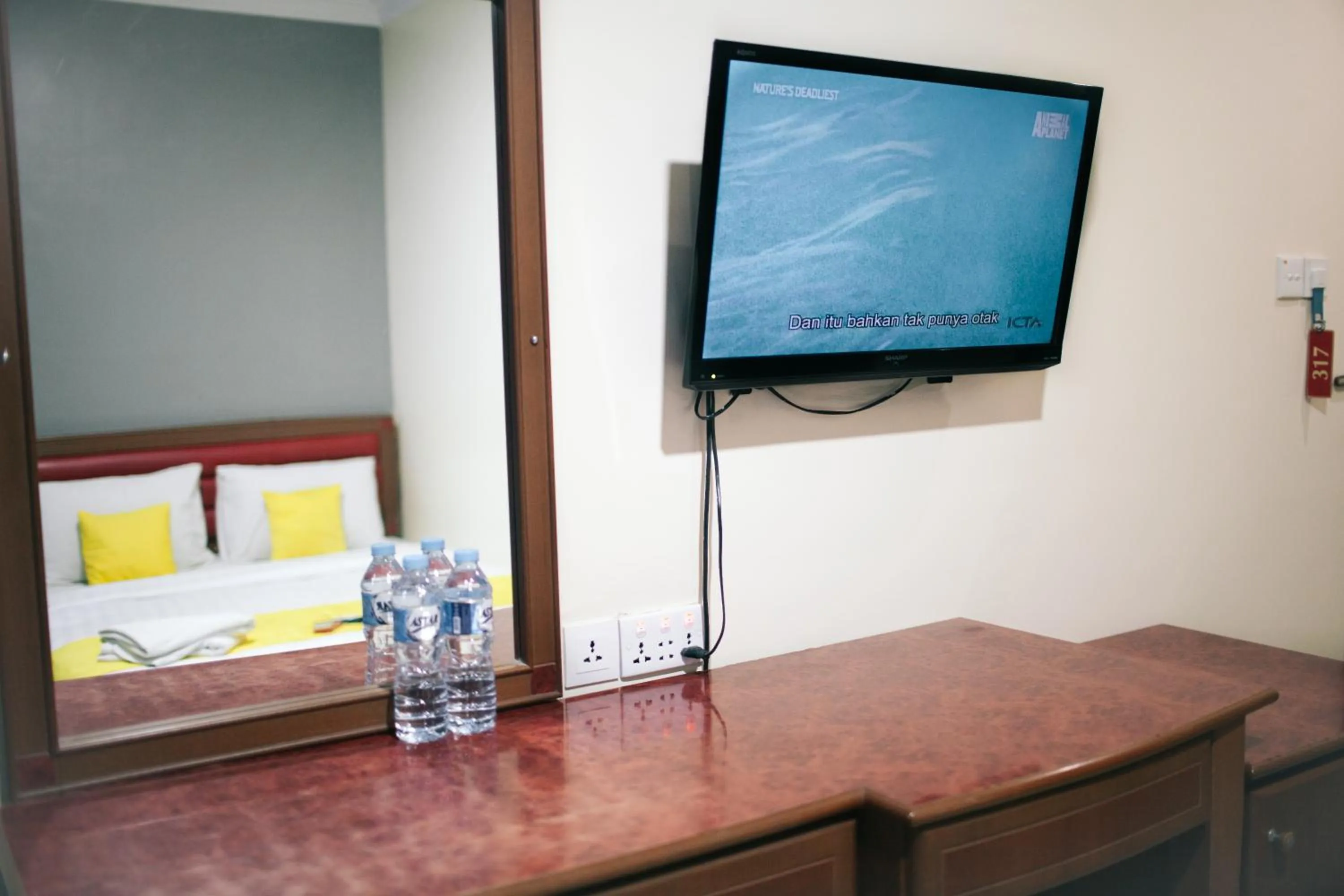 TV/Entertainment Center in Hotel Gloris