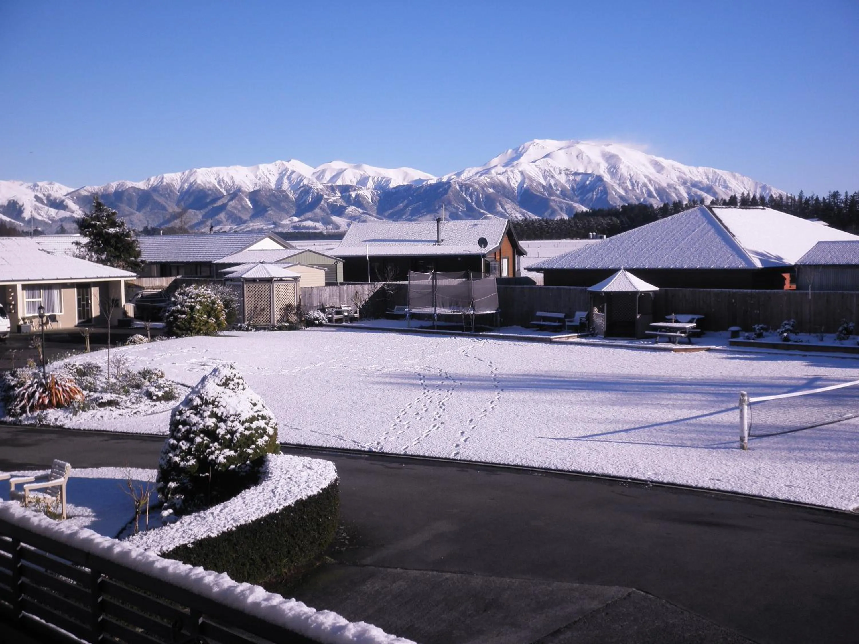Mountain view in Mount Hutt Motels