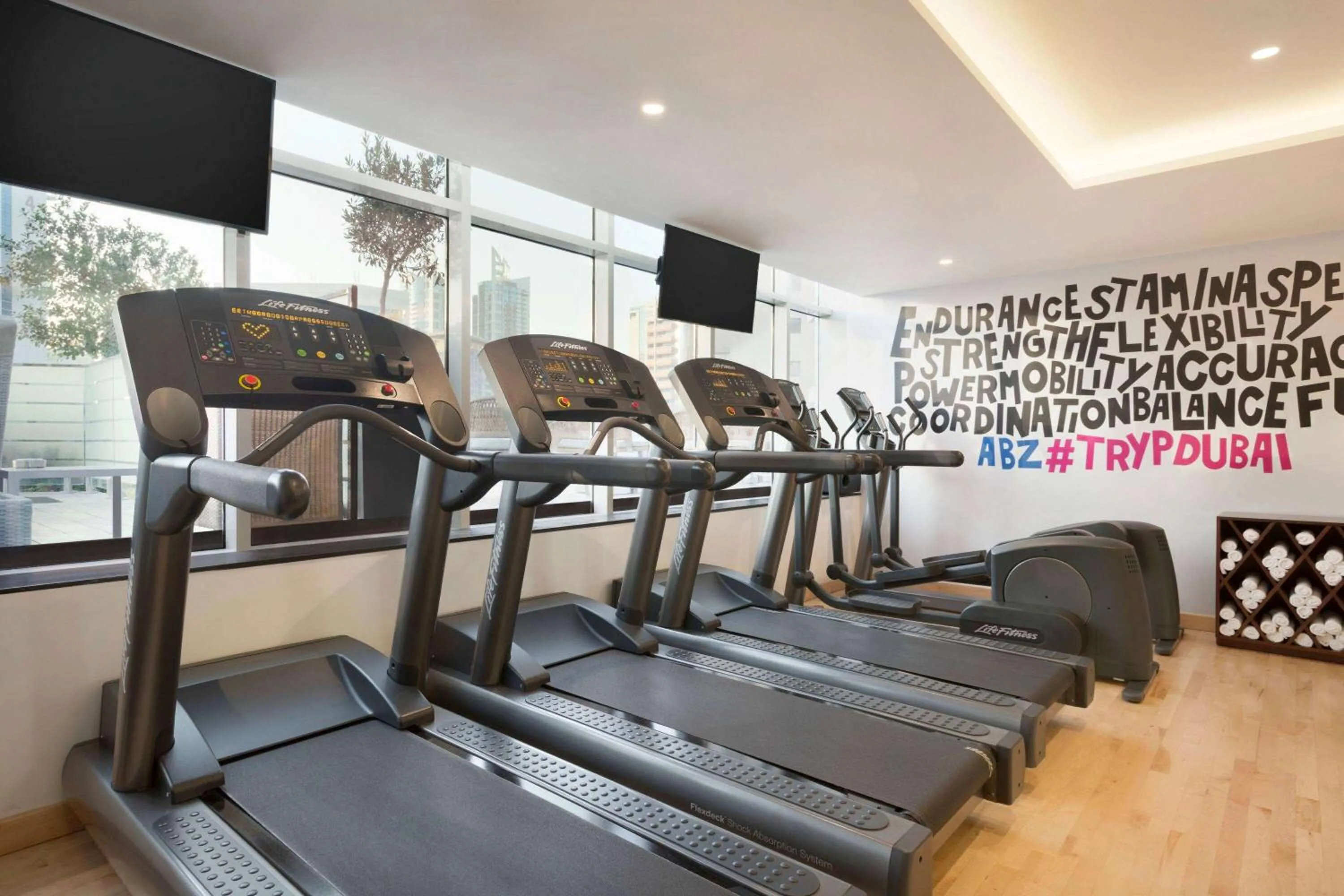 Fitness centre/facilities in TRYP by Wyndham Dubai