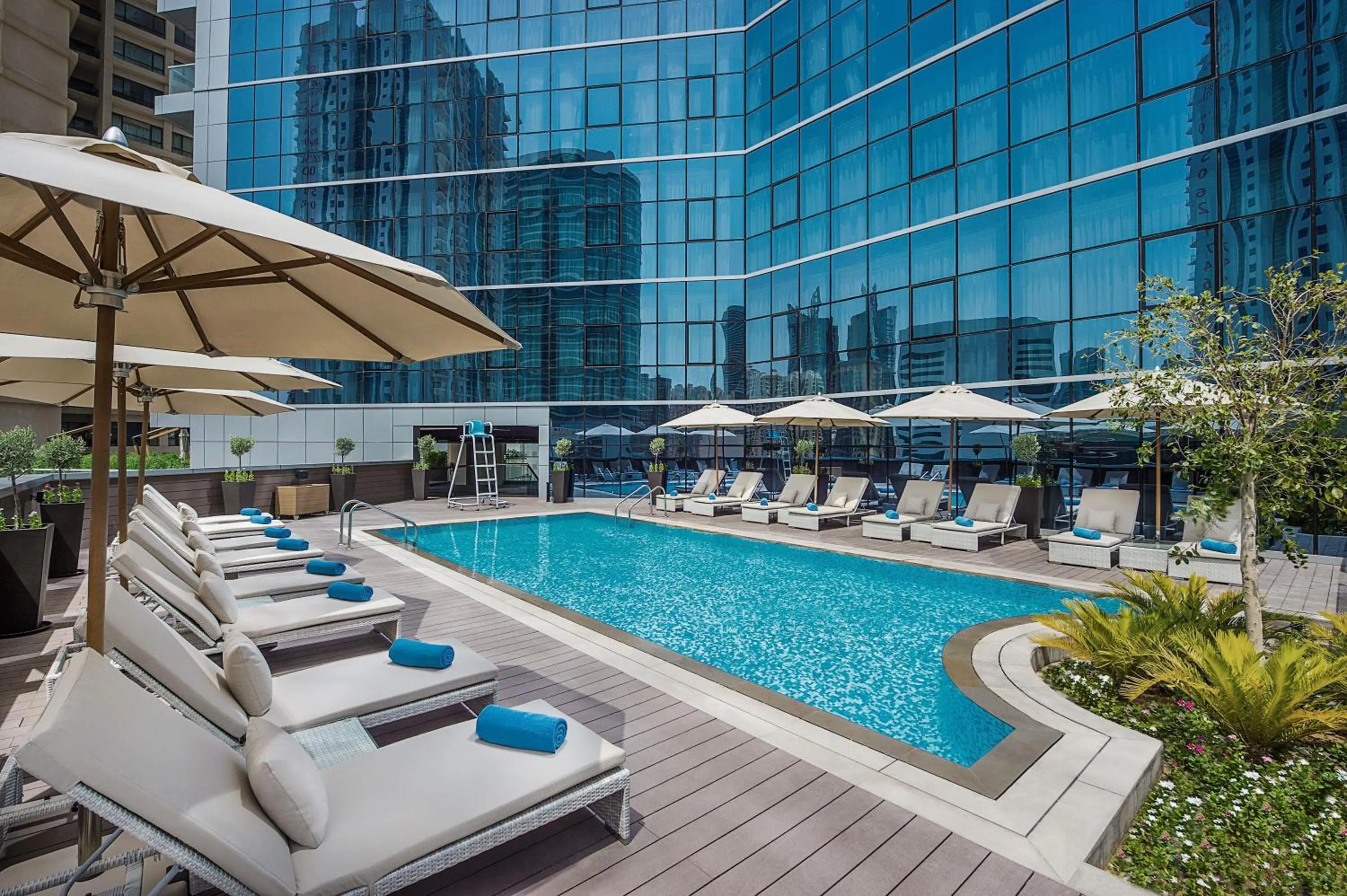 Pool view in TRYP by Wyndham Dubai