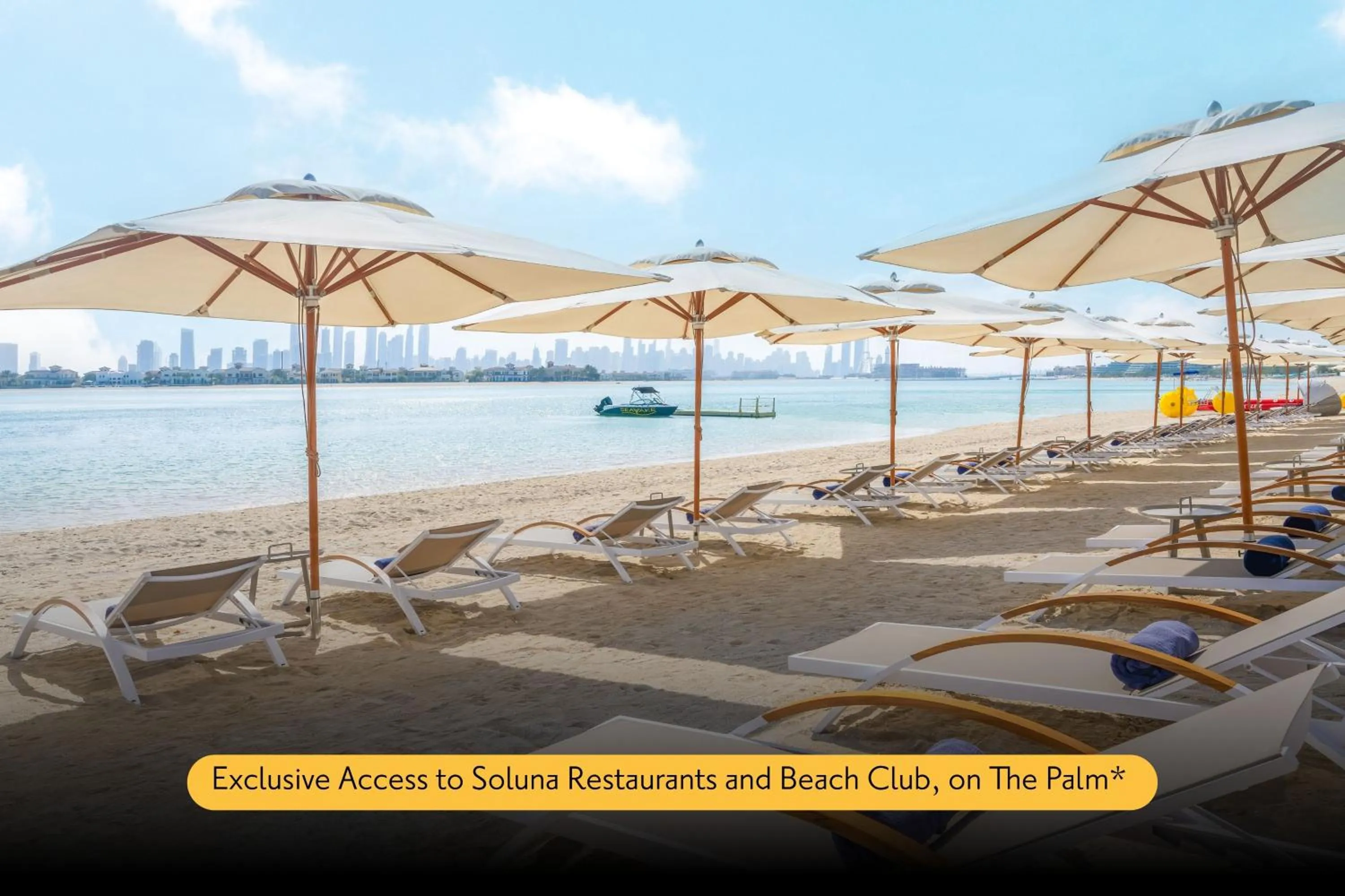 Beach in TRYP by Wyndham Dubai