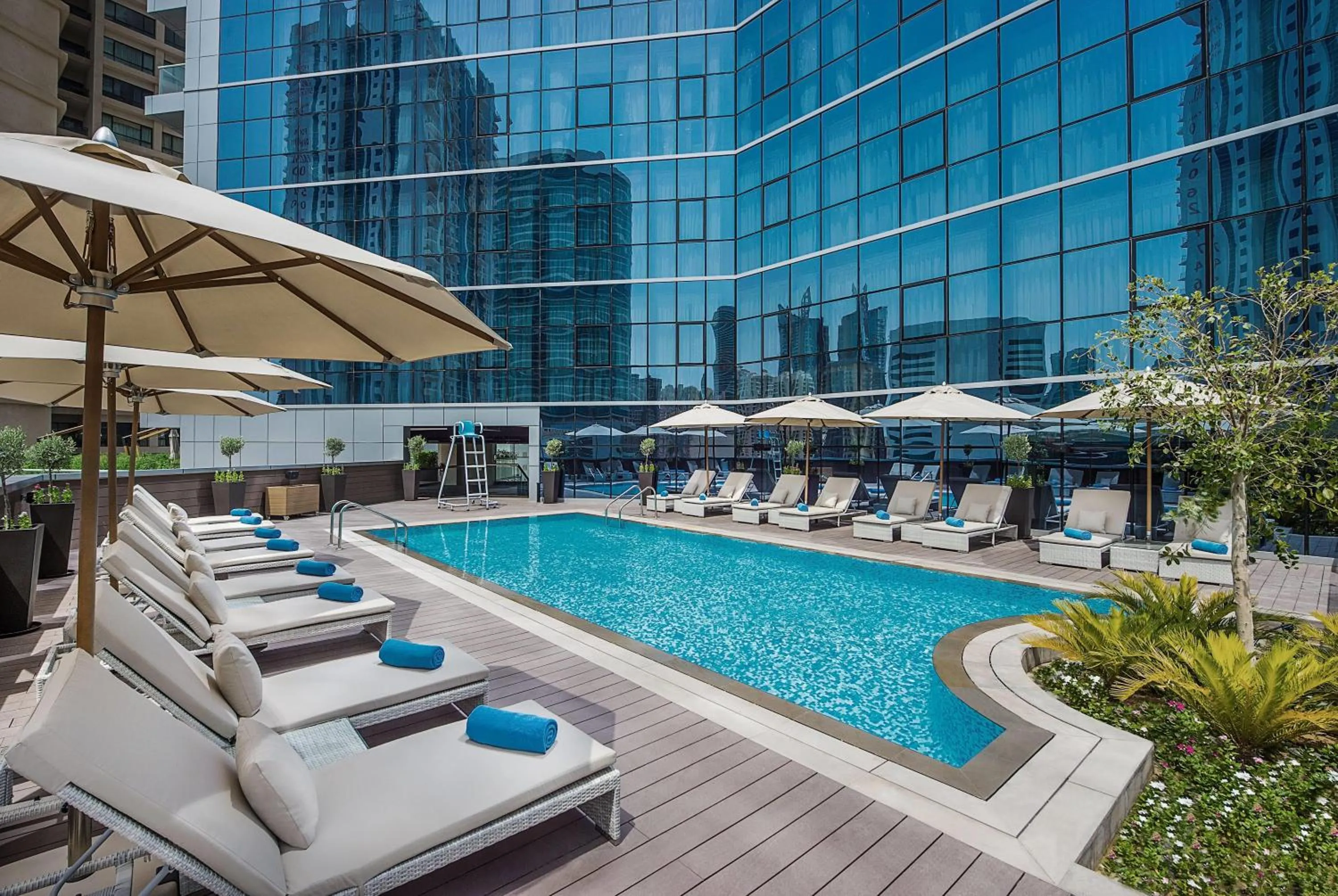 Pool view in TRYP by Wyndham Dubai