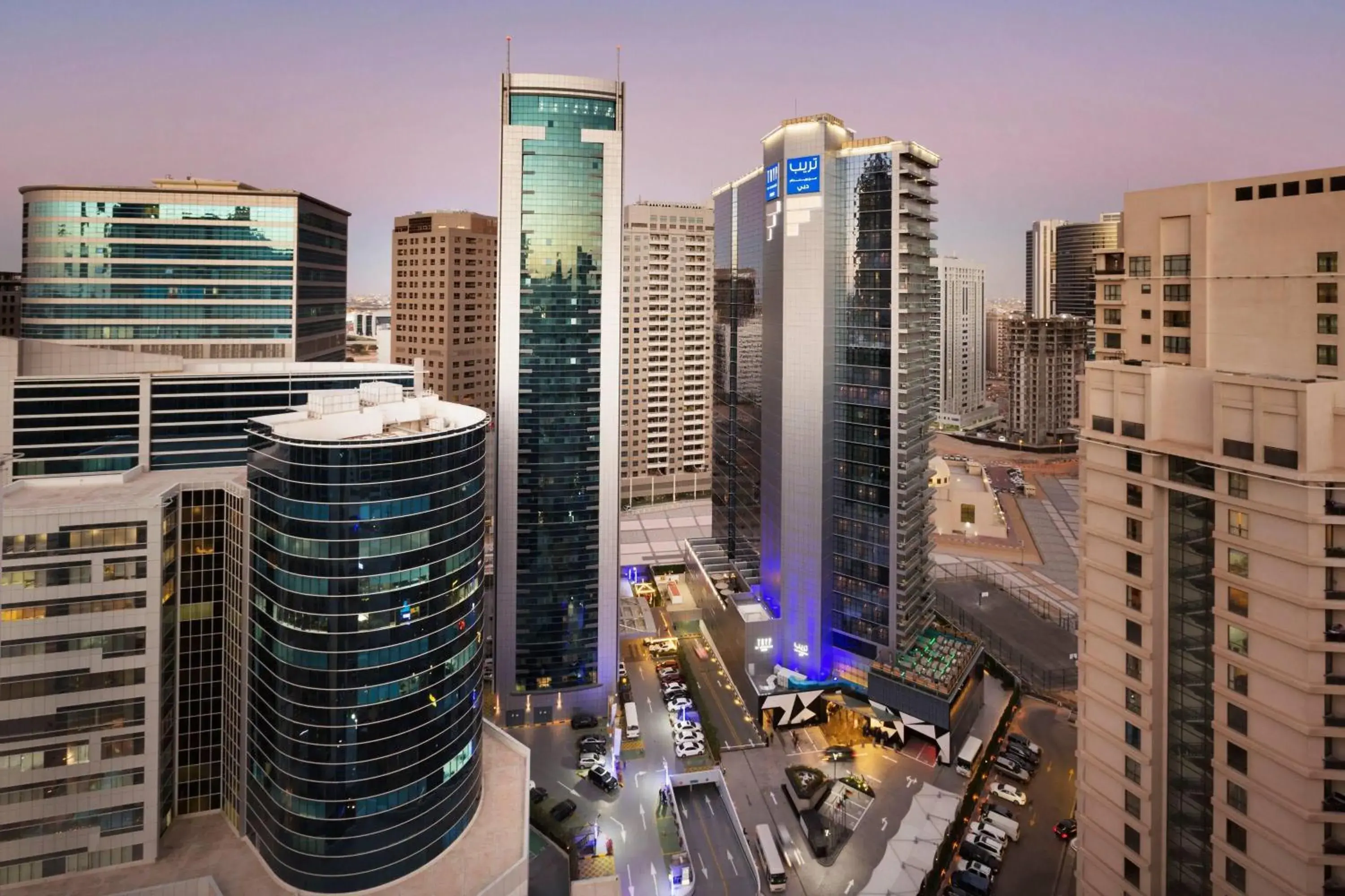 Property building in TRYP by Wyndham Dubai Property building in TRYP by Wyndham Dubai