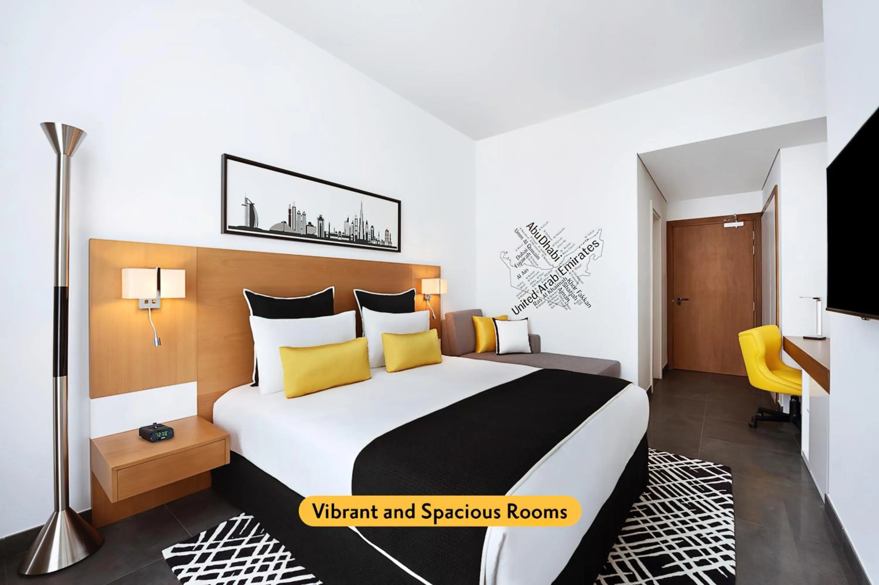 Bedroom, Bed in TRYP by Wyndham Dubai