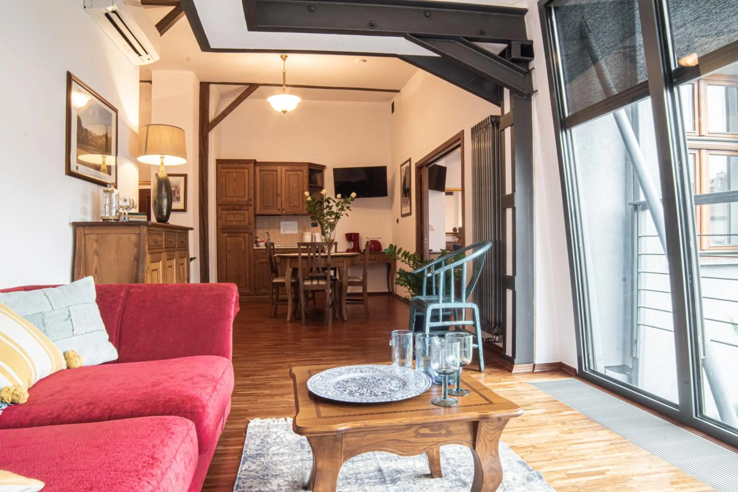 Seating area in Aparthotel Hornigold "W Zielonej Kamienicy"