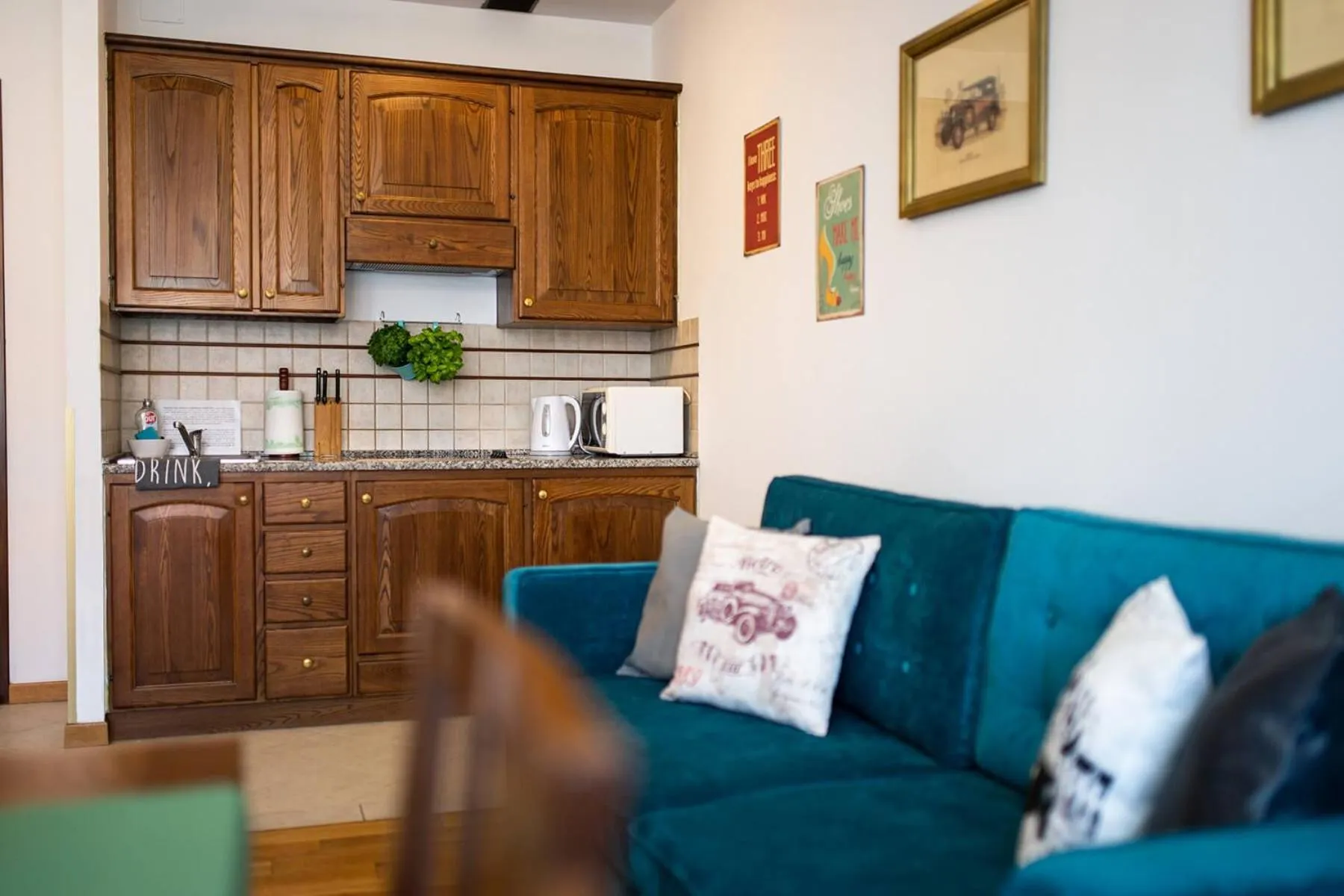 Kitchen or kitchenette in Aparthotel Hornigold "W Zielonej Kamienicy"