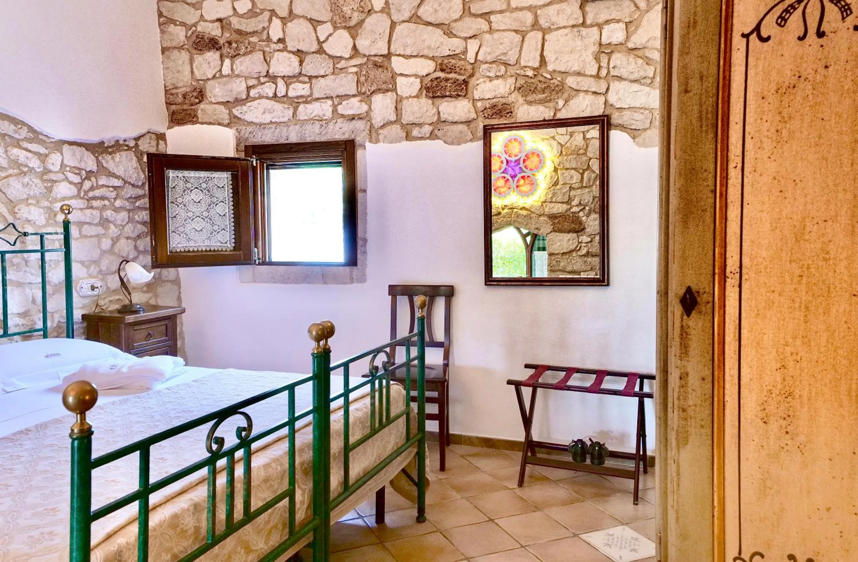 Bed in Masseria Casina Montana