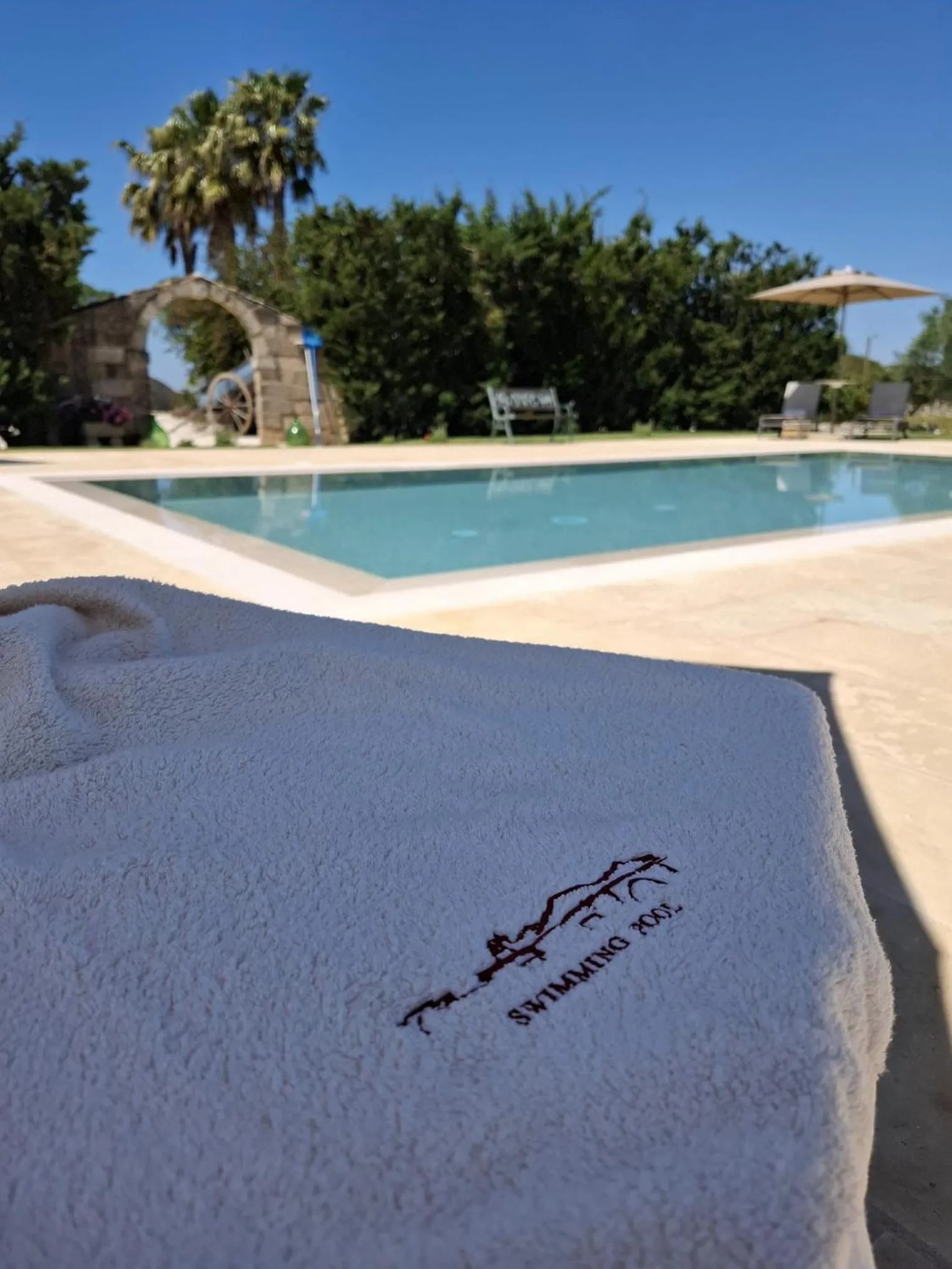 Hot Tub in Masseria Casina Montana