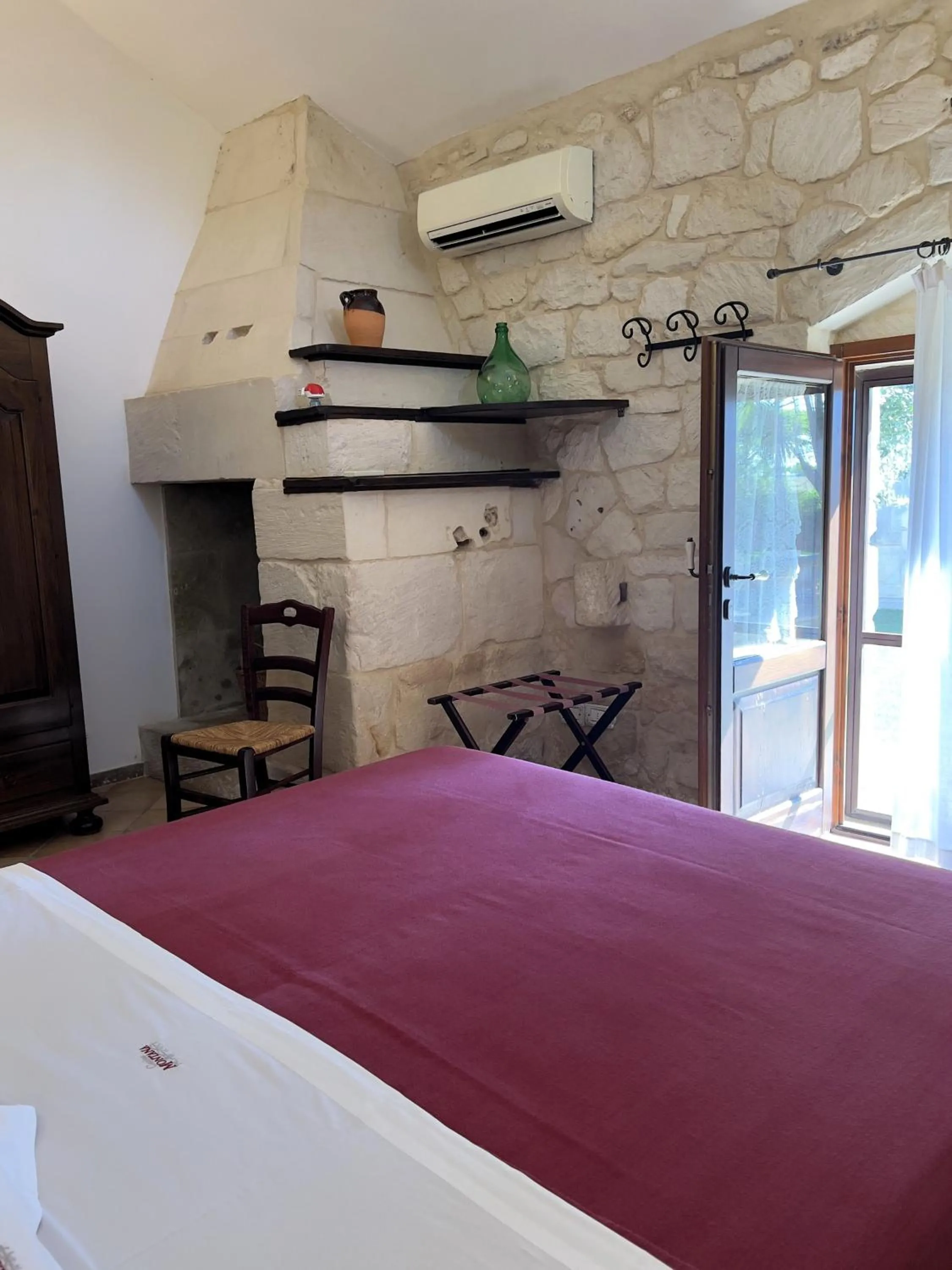 air conditioner, Bed in Masseria Casina Montana