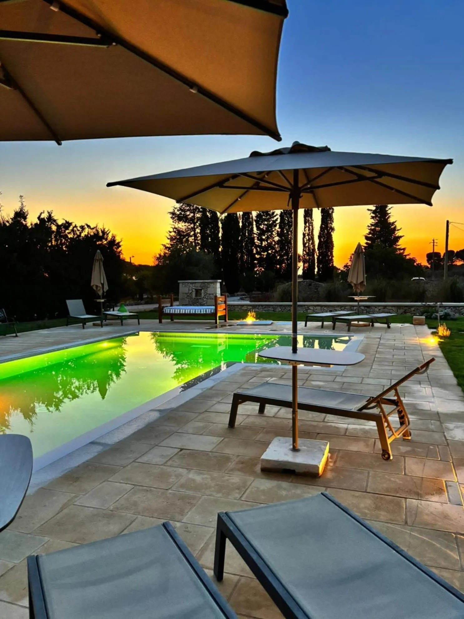 Hot Tub in Masseria Casina Montana