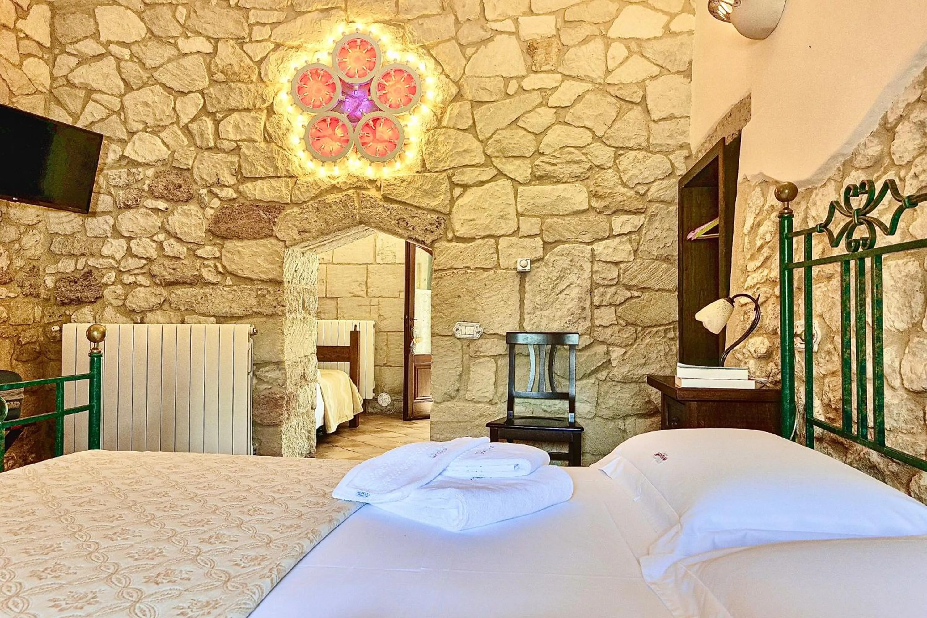 Bed in Masseria Casina Montana