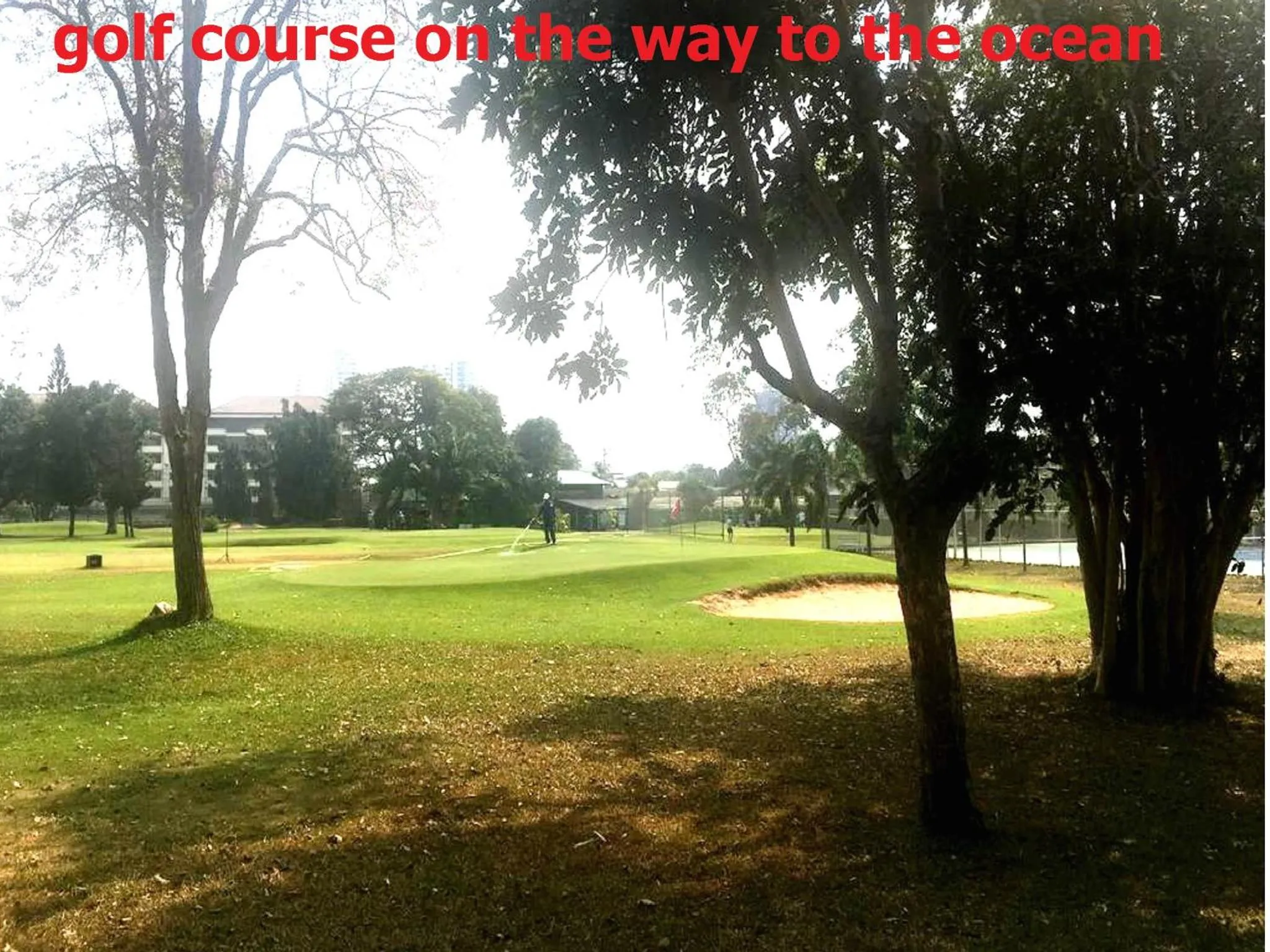Golfcourse in Tropical Garden Studio