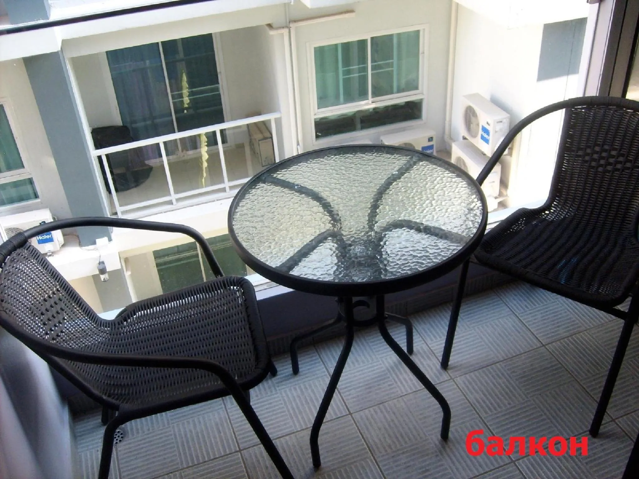 Balcony/Terrace in Tropical Garden Studio