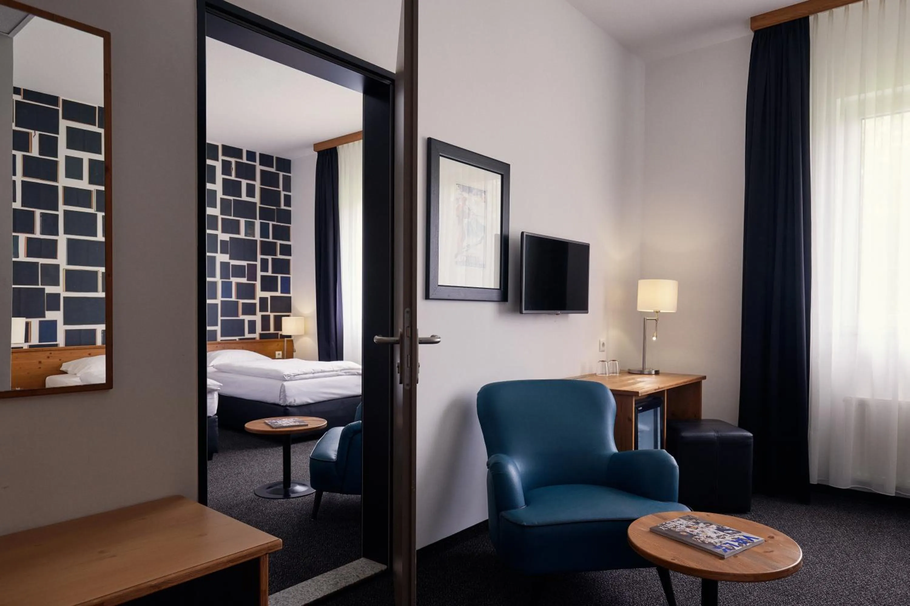 Bed in Hotel Hamburg-Wittenburg van der Valk