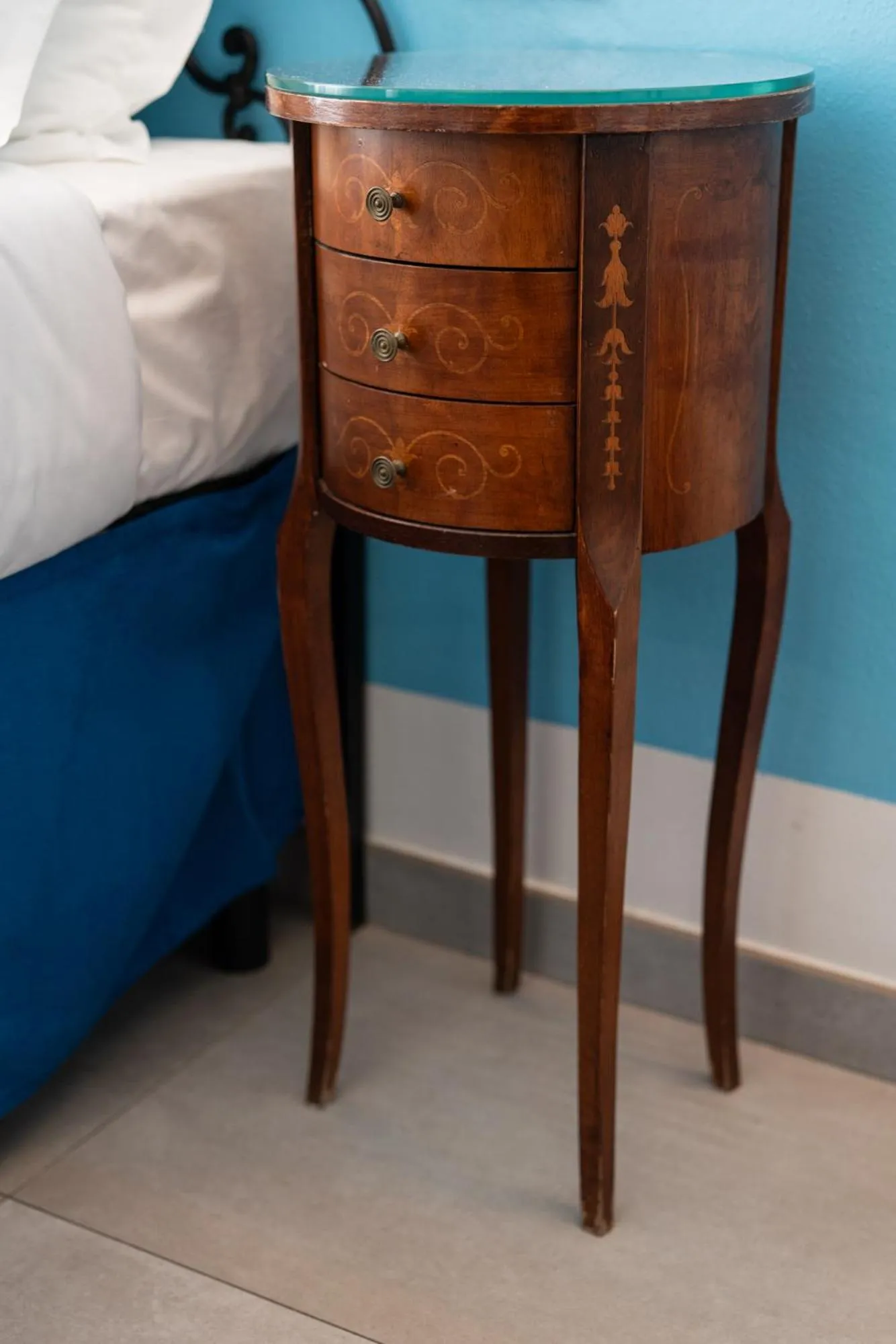 Bed in Teresa Rooms & Suites