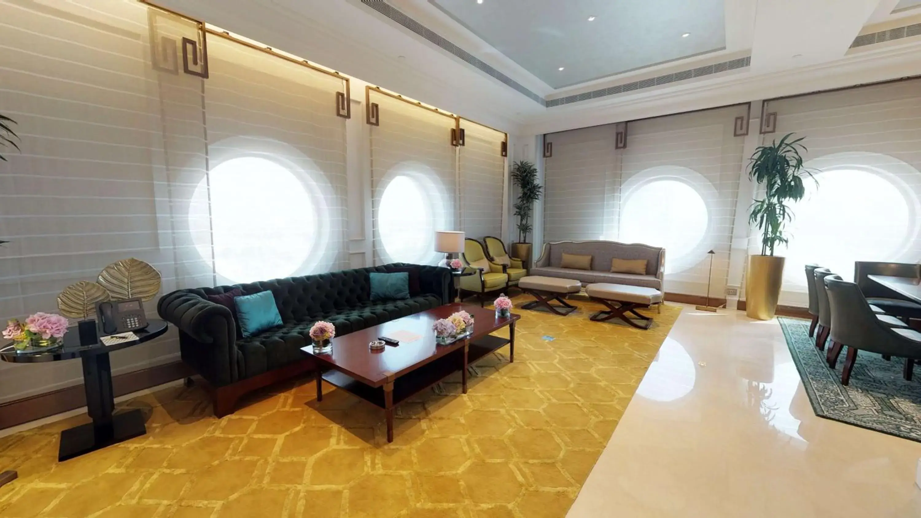 Living room in The Hotel Galleria Jeddah, Curio Collection by Hilton Living room in The Hotel Galleria Jeddah, Curio Collection by Hilton