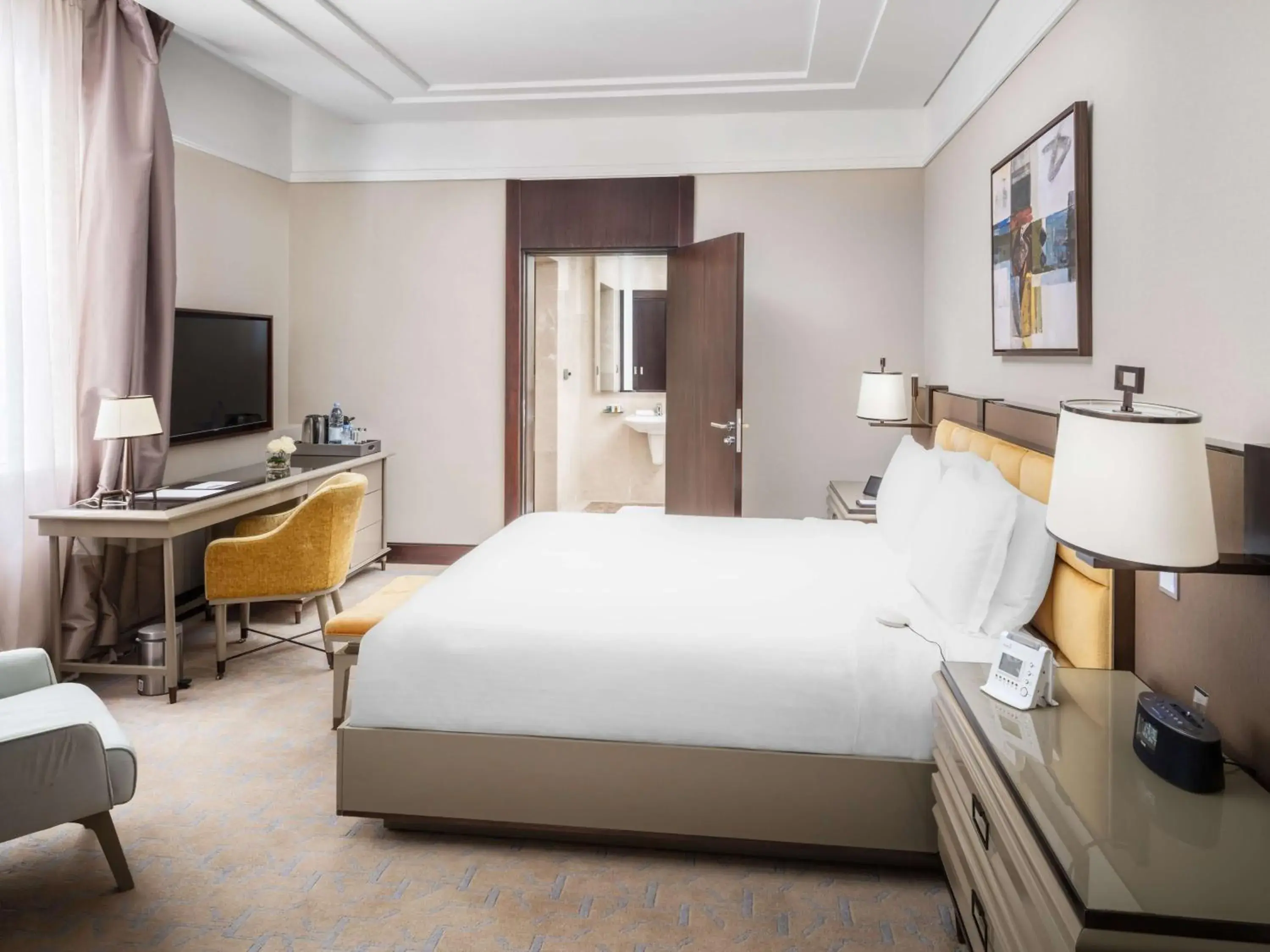 Bed in The Hotel Galleria Jeddah, Curio Collection by Hilton Bed in The Hotel Galleria Jeddah, Curio Collection by Hilton