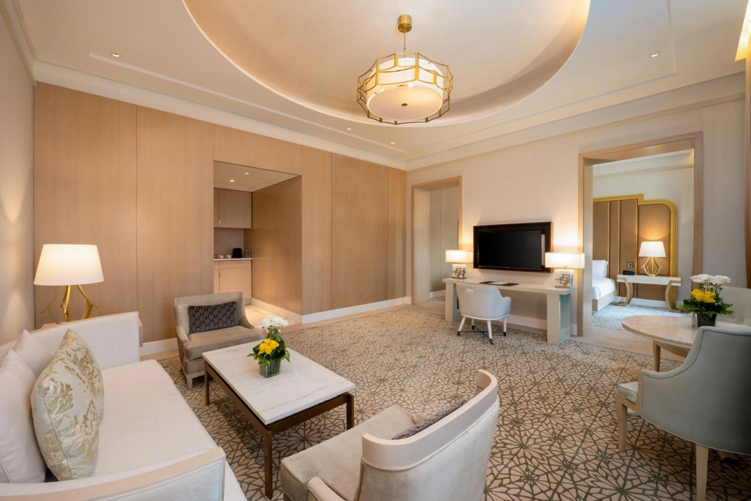 Living room in The Hotel Galleria Jeddah, Curio Collection by Hilton