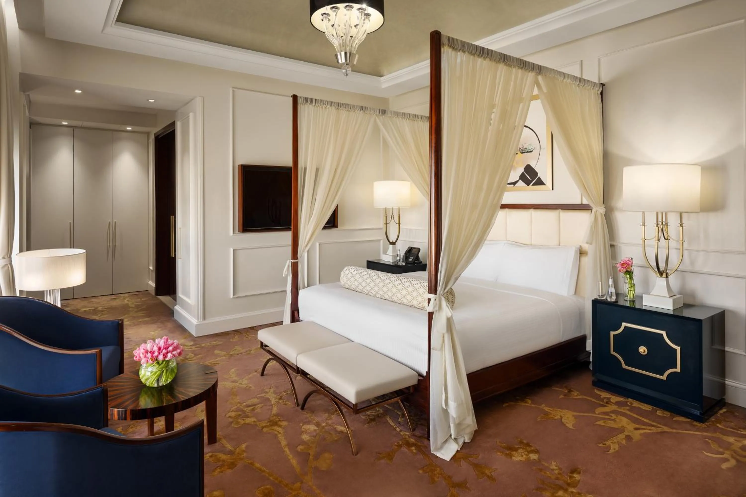 Bed in The Hotel Galleria Jeddah, Curio Collection by Hilton