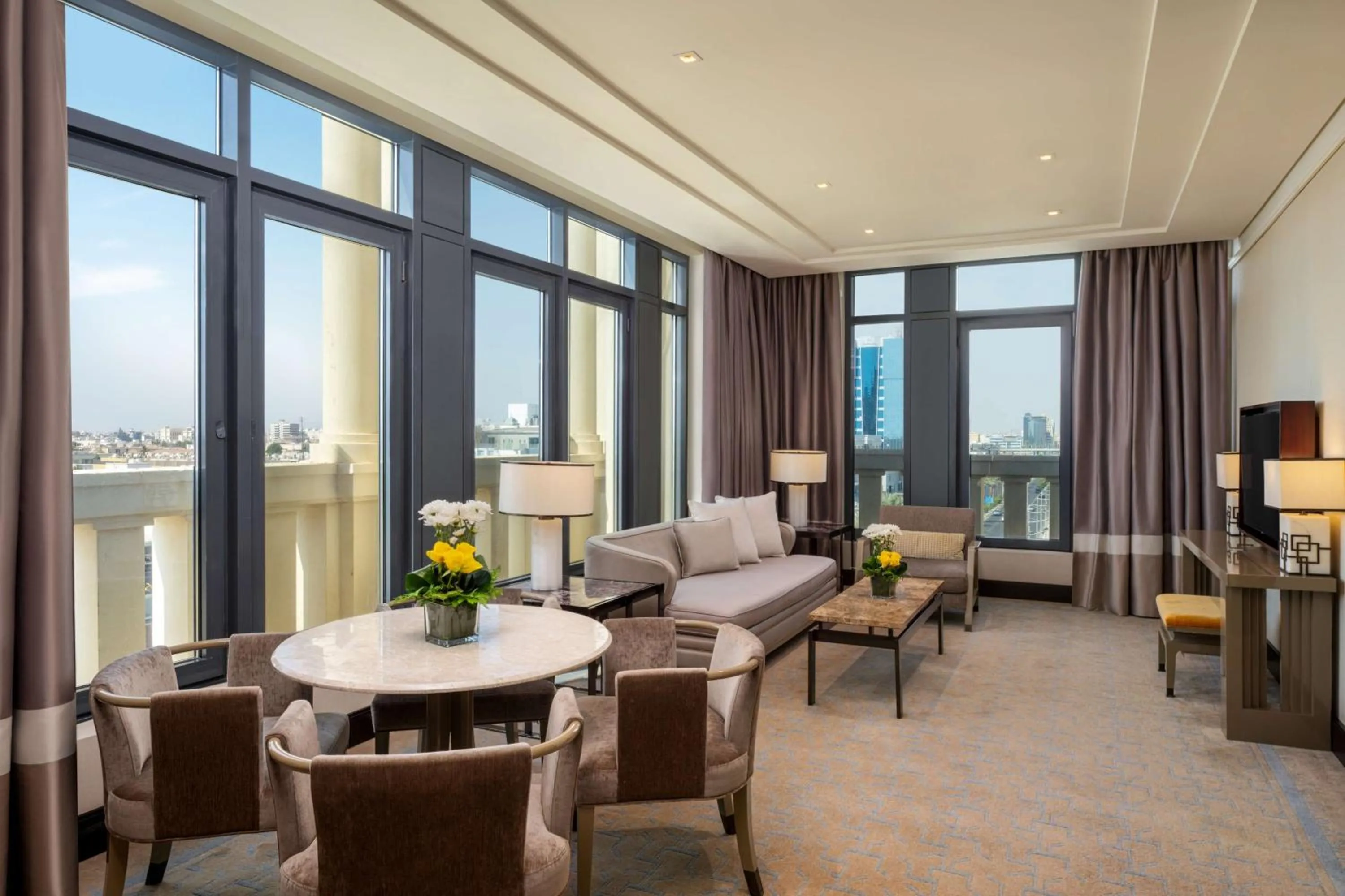 Living room in The Hotel Galleria Jeddah, Curio Collection by Hilton