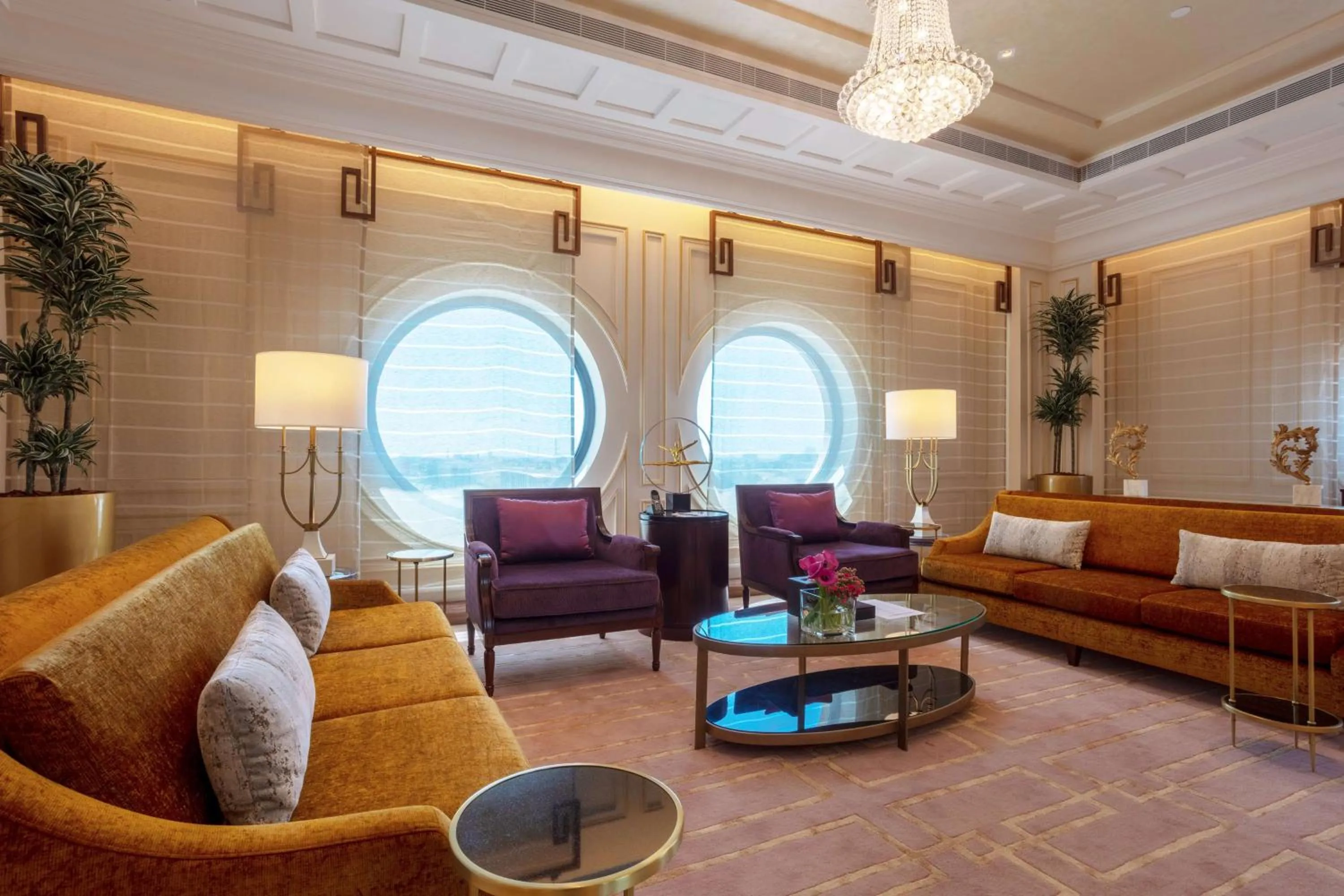 Living room in The Hotel Galleria Jeddah, Curio Collection by Hilton
