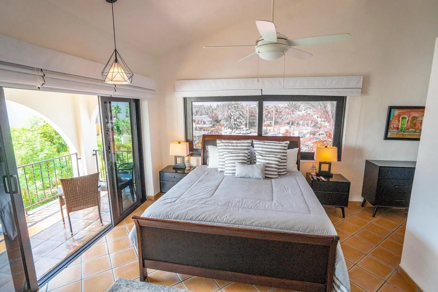 Bed in La Marina Inn