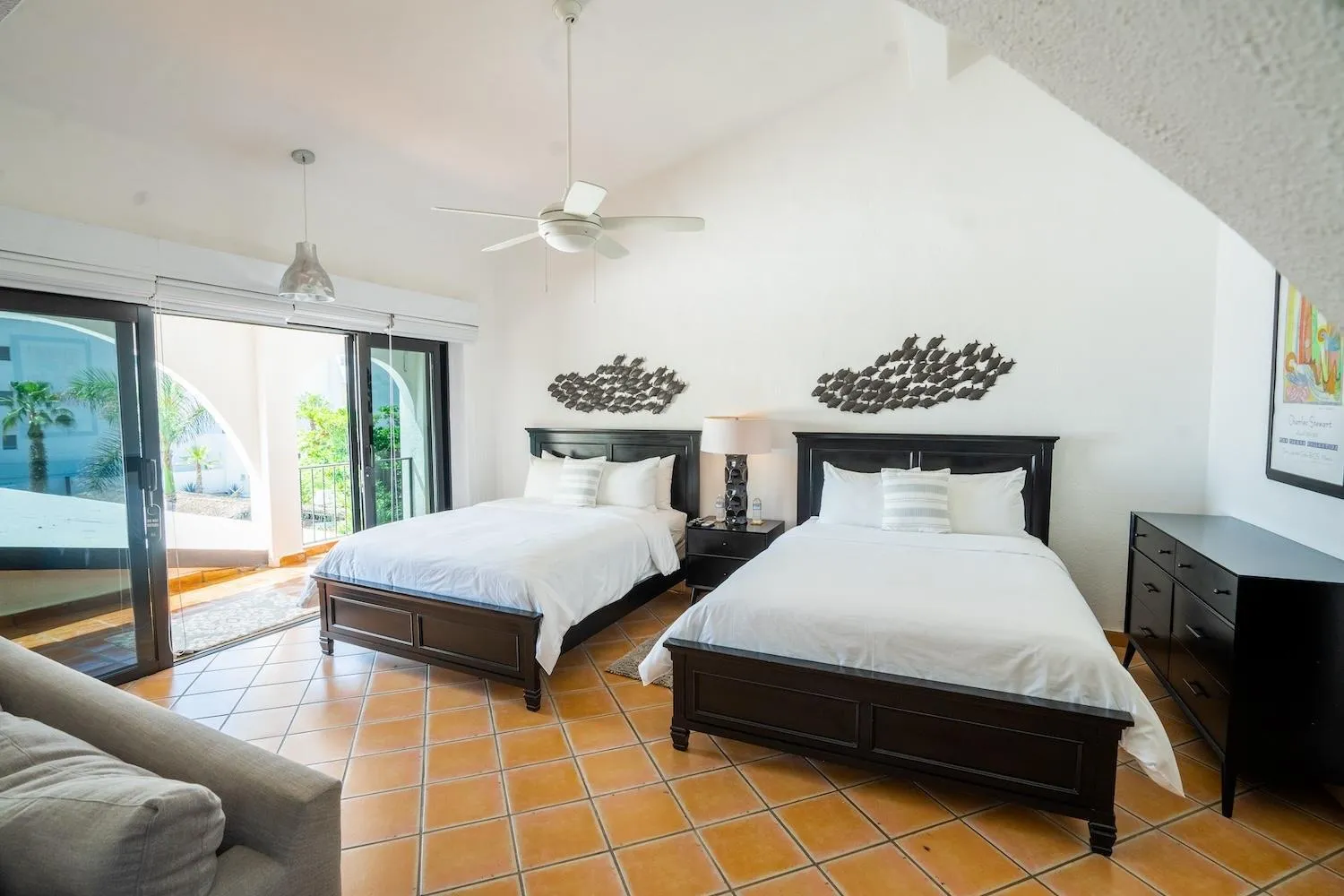 Bed in La Marina Inn