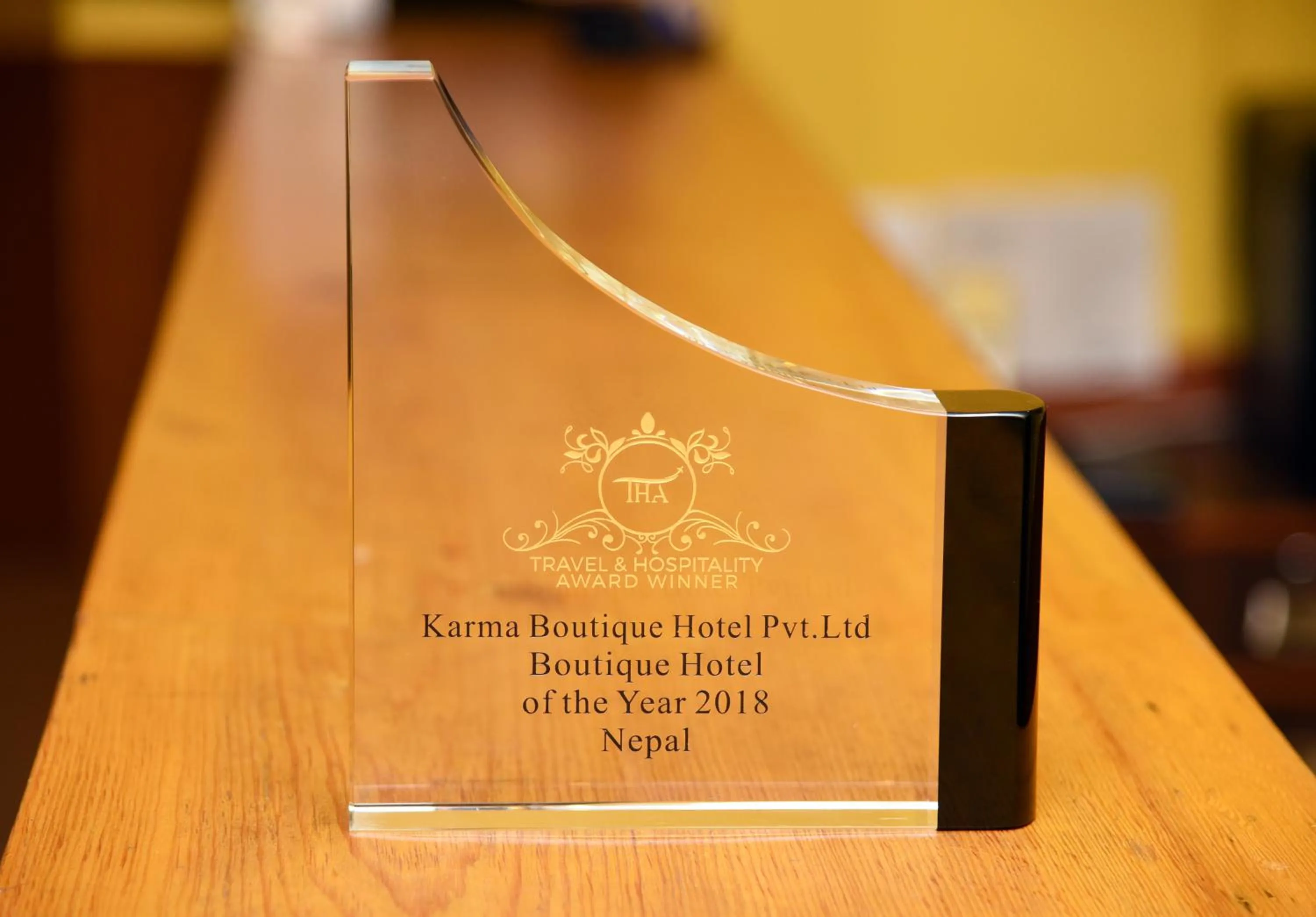 Certificate/Award in Karma Boutique Hotel