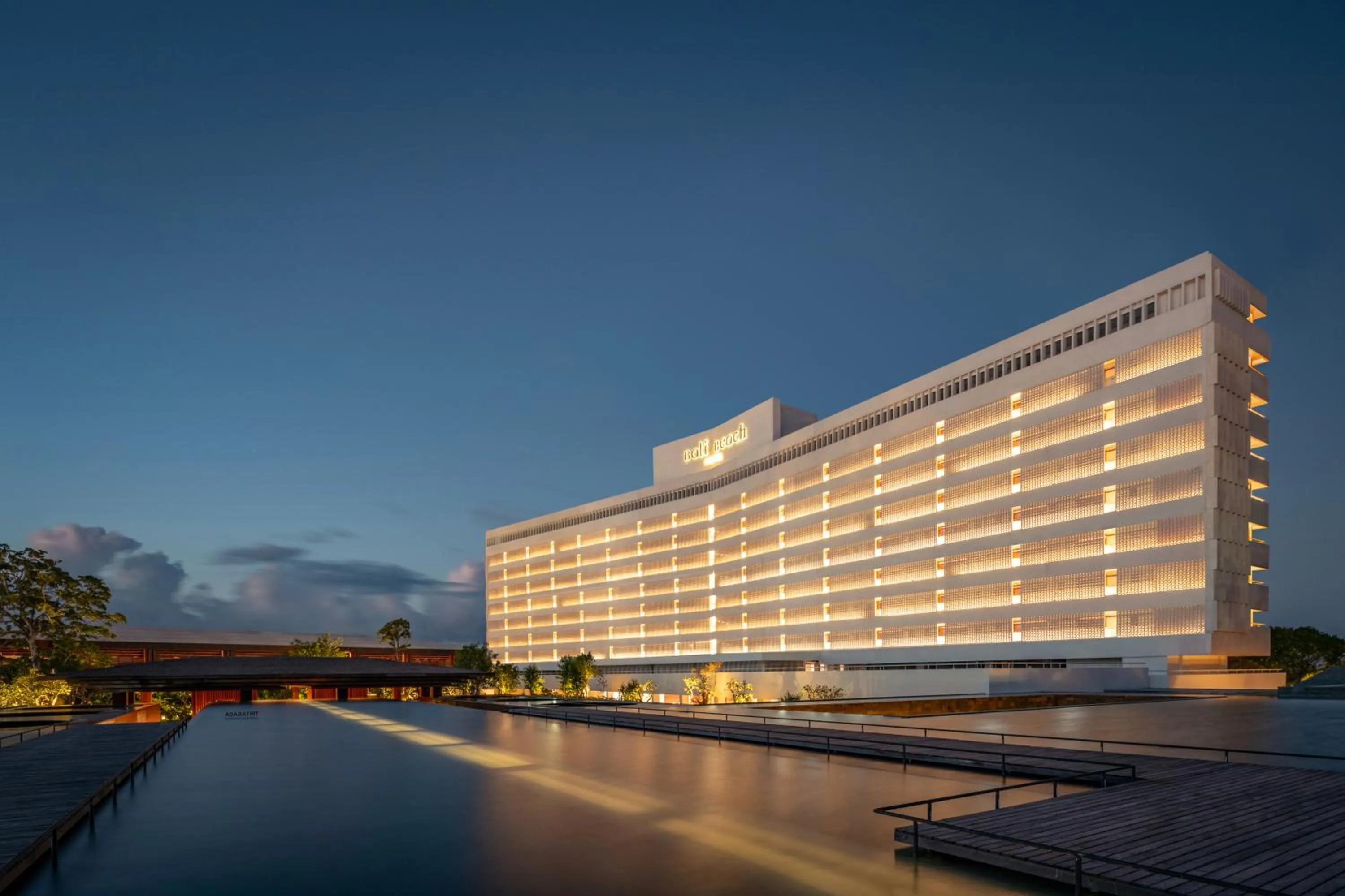 Property building in Bali Beach Hotel