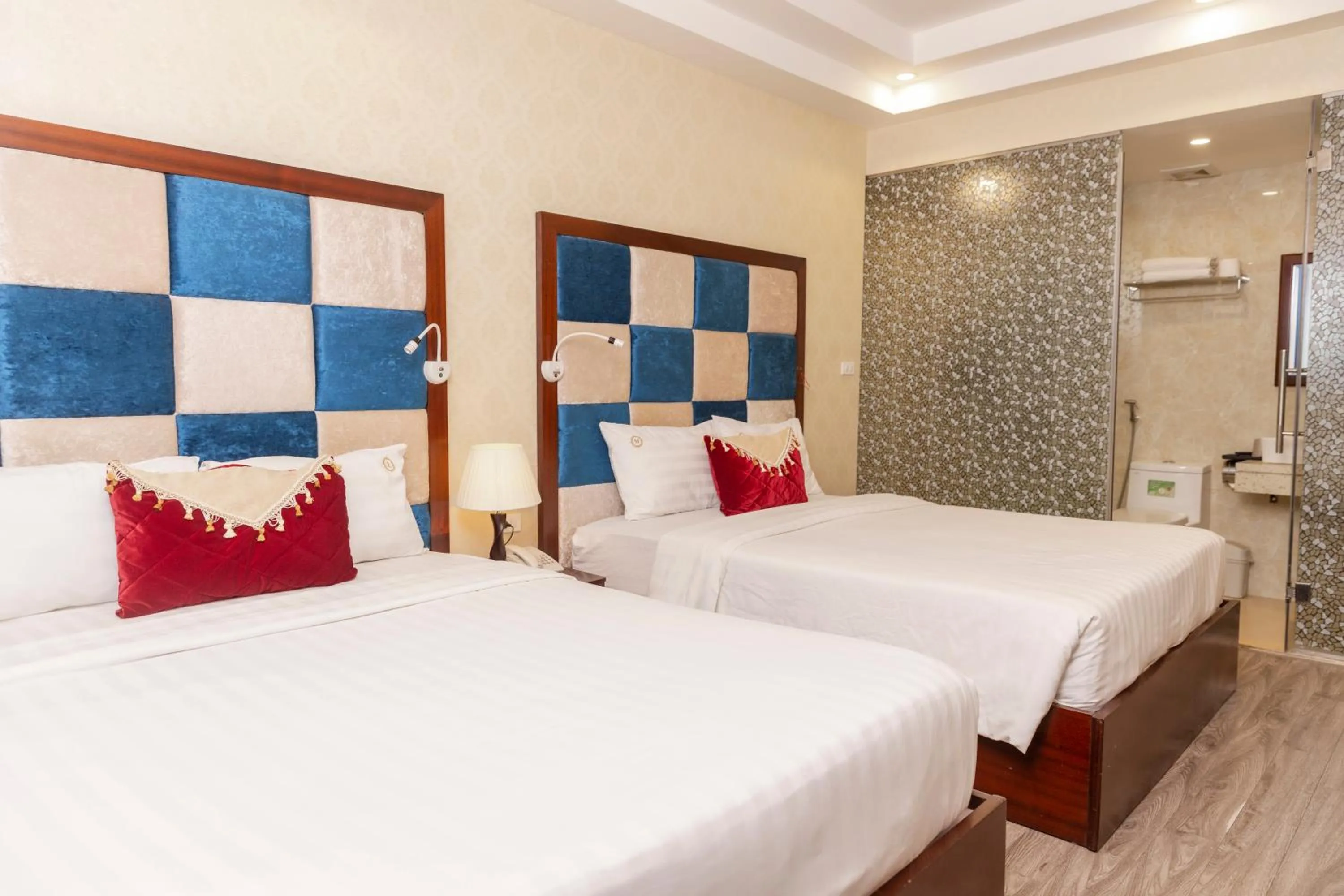 Bed in Lavender Boutique House