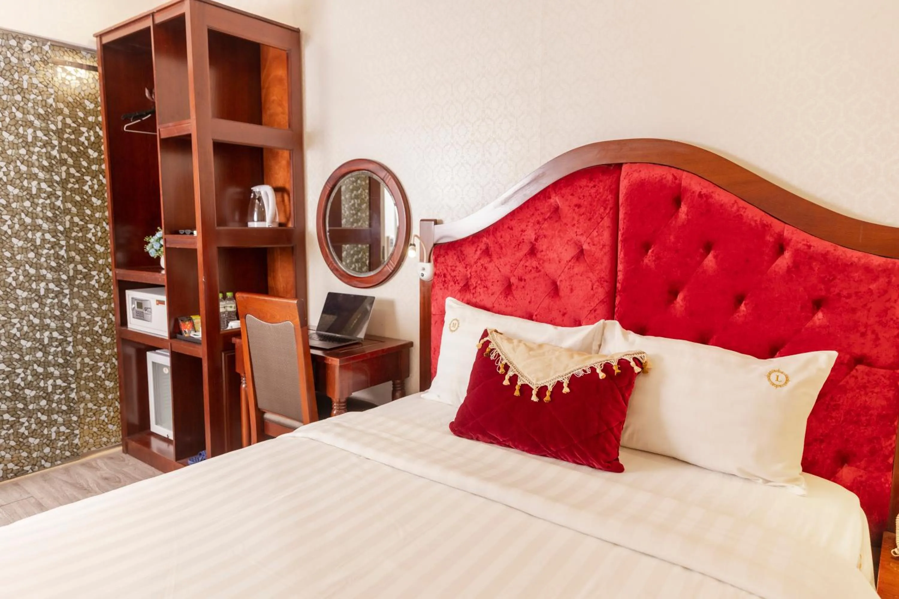 Bed in Lavender Boutique House