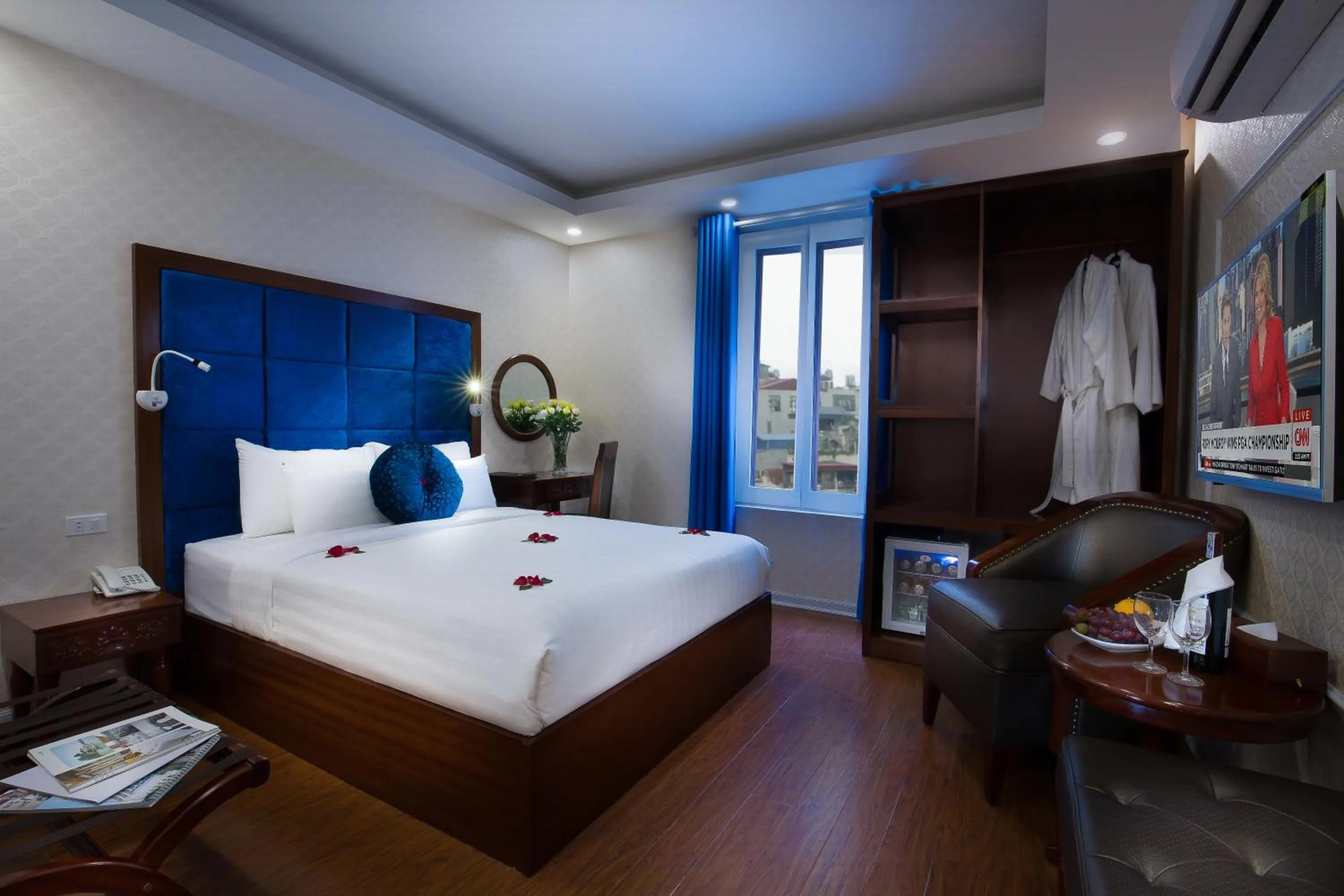 Bed in Lavender Boutique House