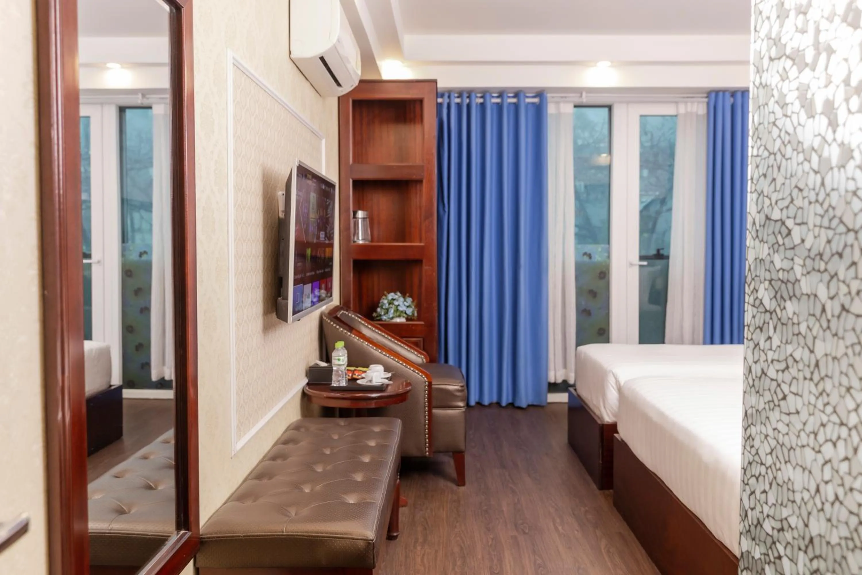 Bedroom, Bed in Lavender Boutique House