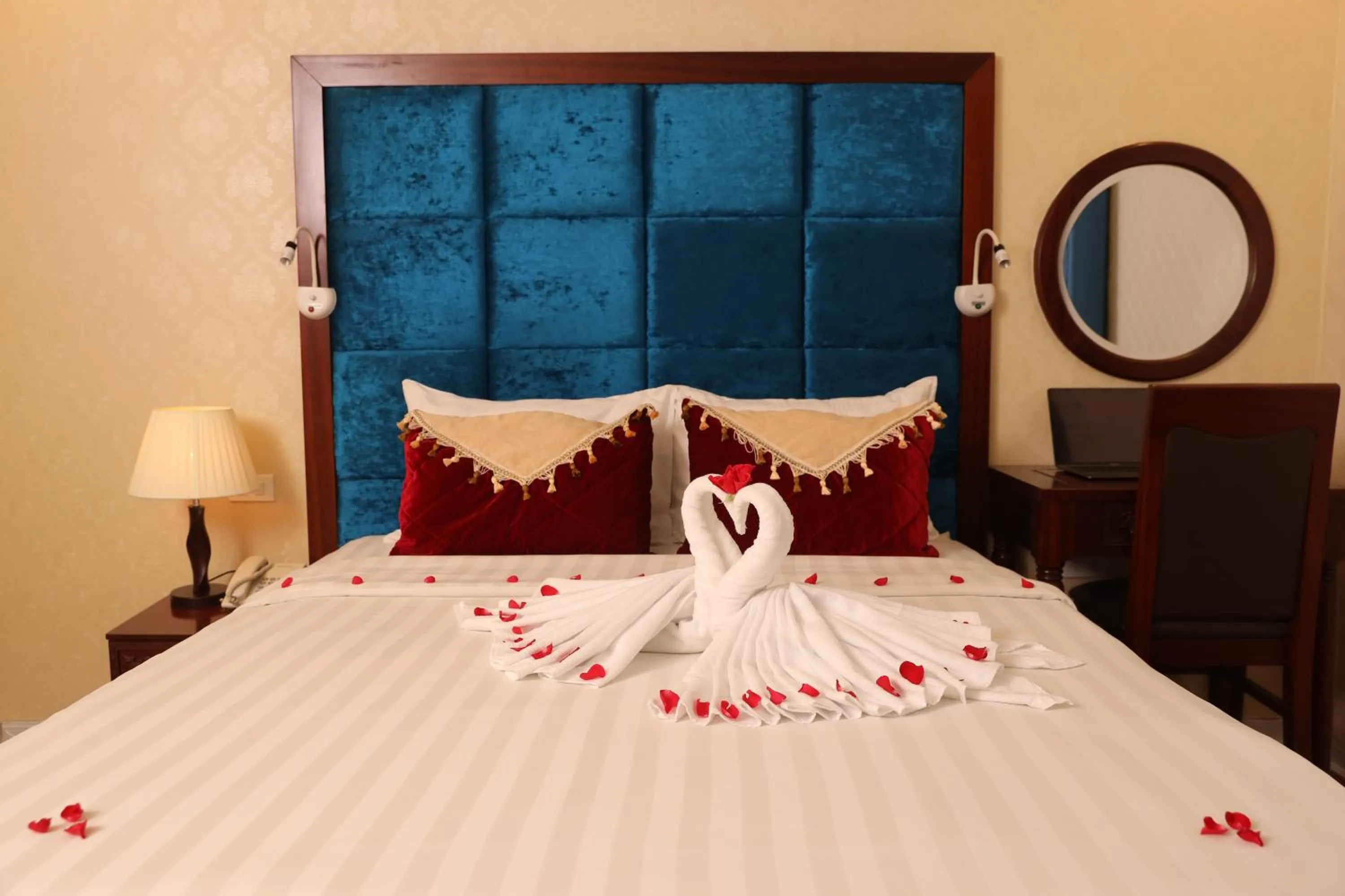 Bed in Lavender Boutique House