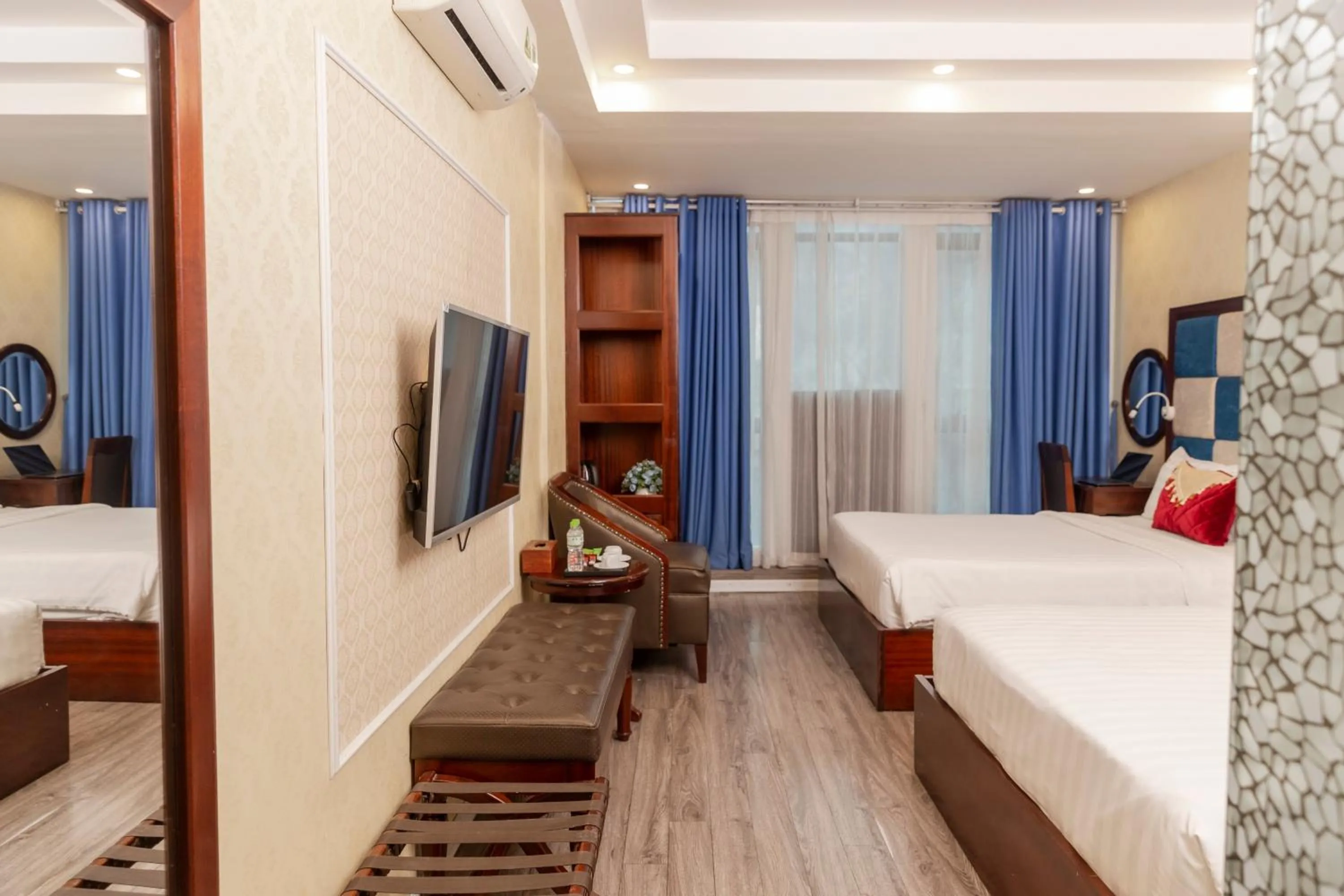 Bed in Lavender Boutique House