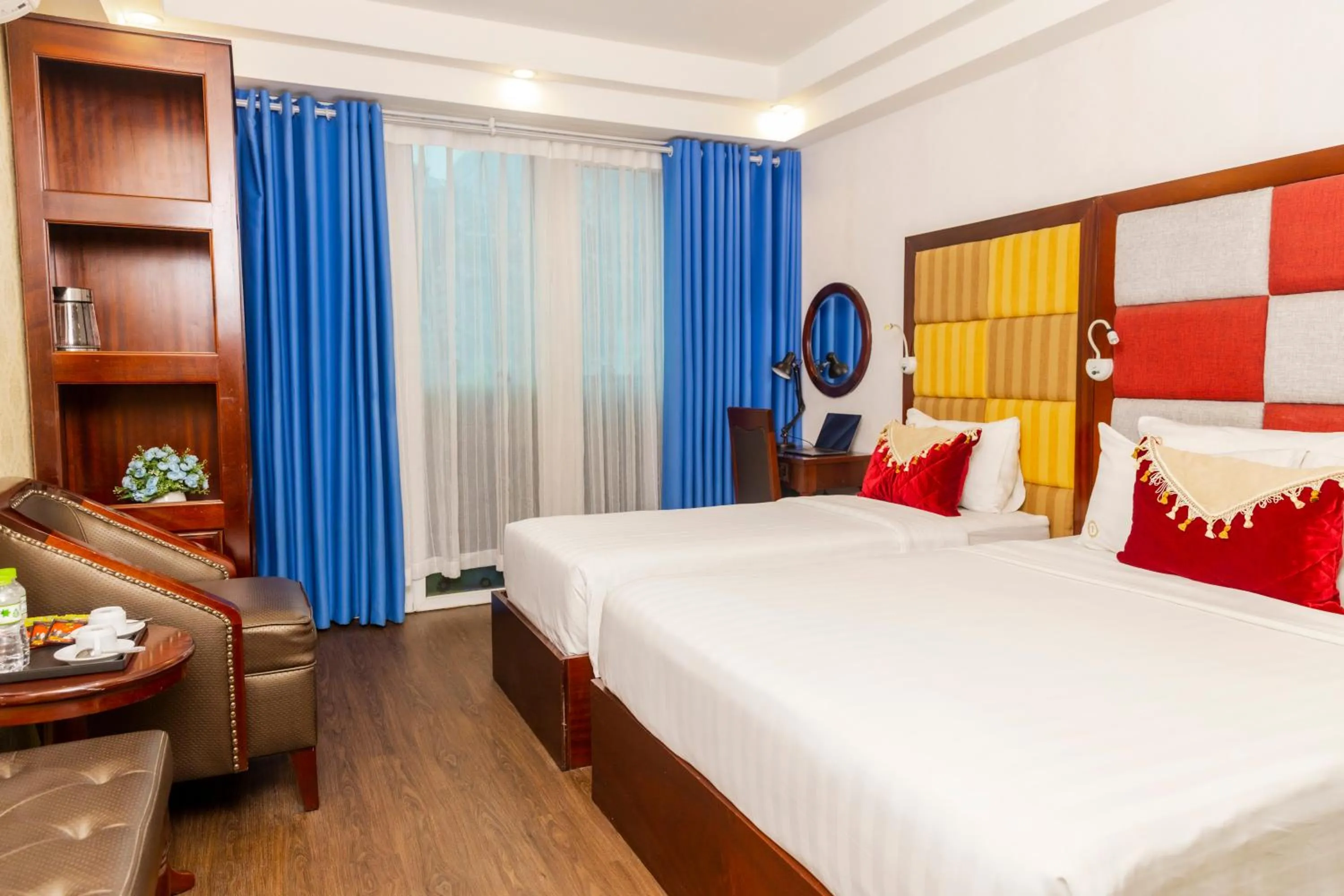 Bed in Lavender Boutique House