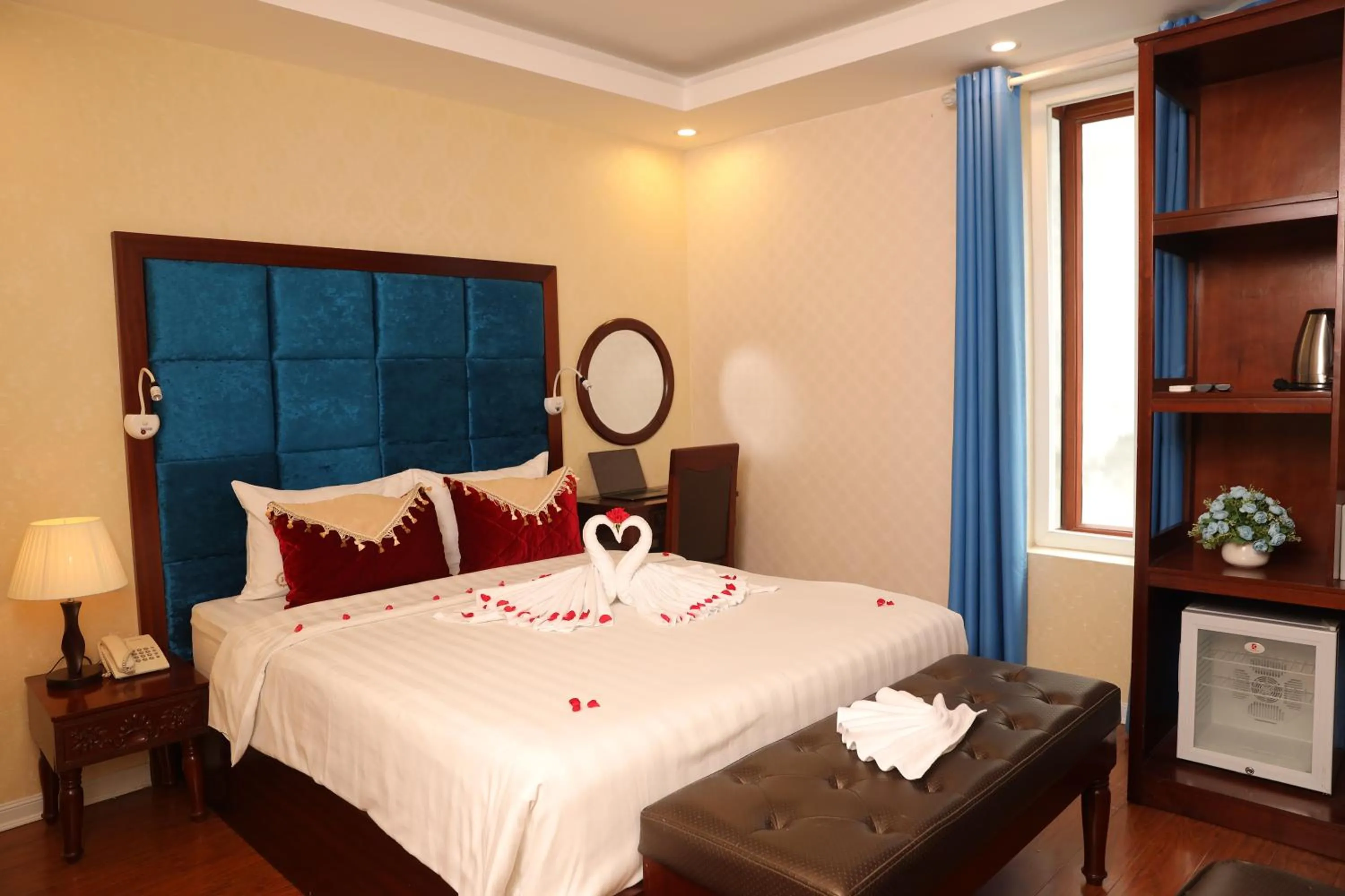 Bed in Lavender Boutique House