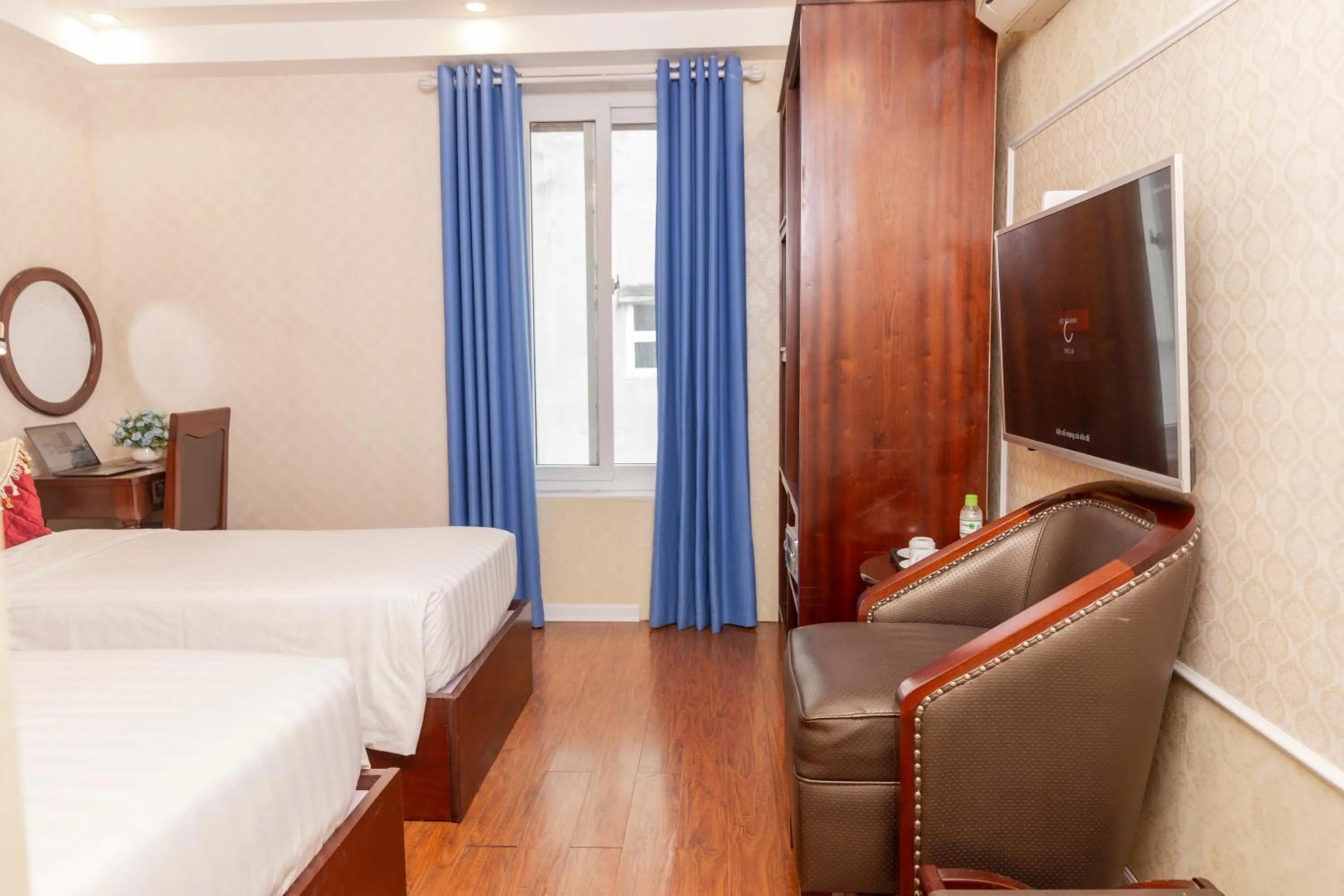 Bedroom, Bed in Lavender Boutique House