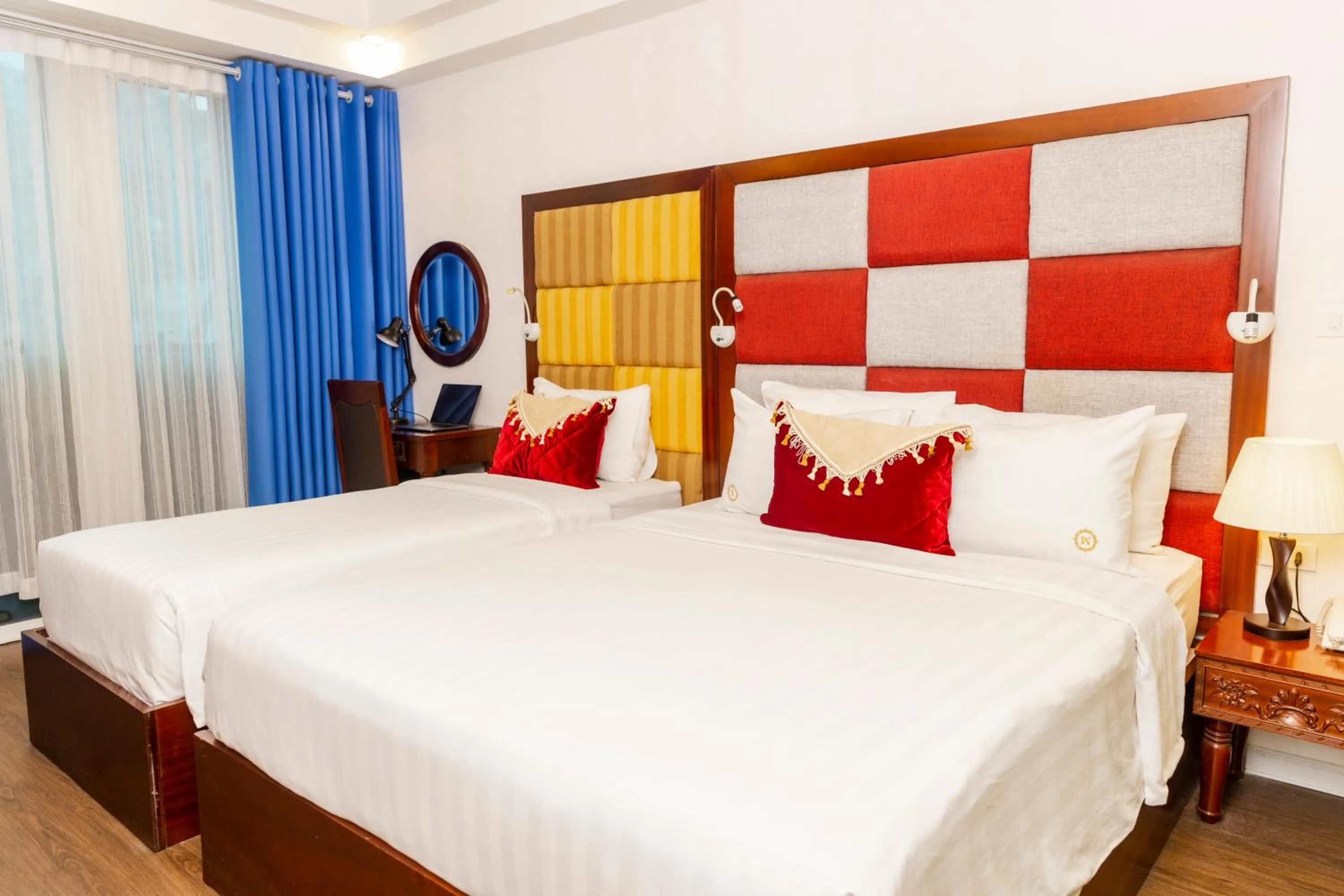 Bed in Lavender Boutique House